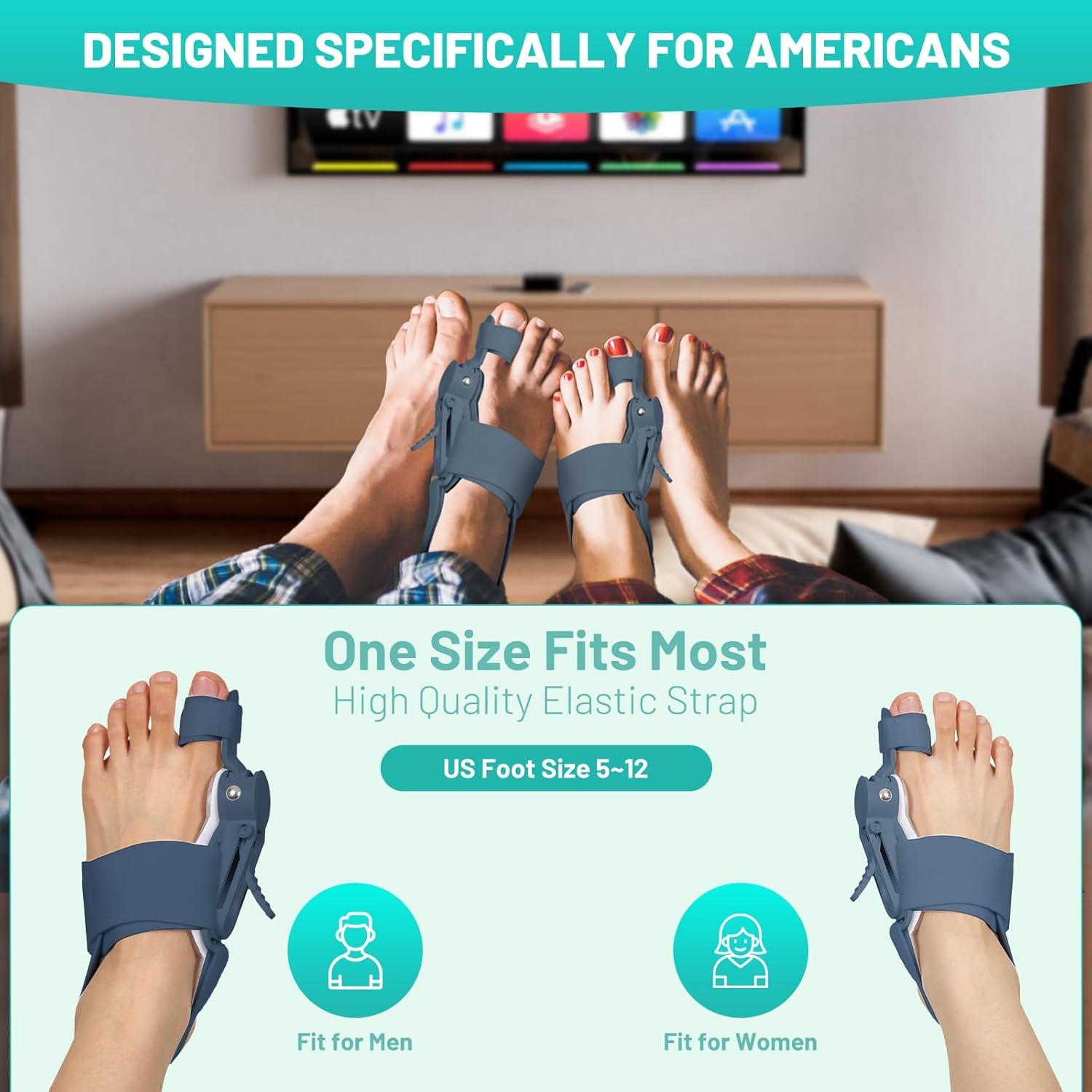 Corrector de Bunion QDAVE Ajustable para Alivio de Dolor