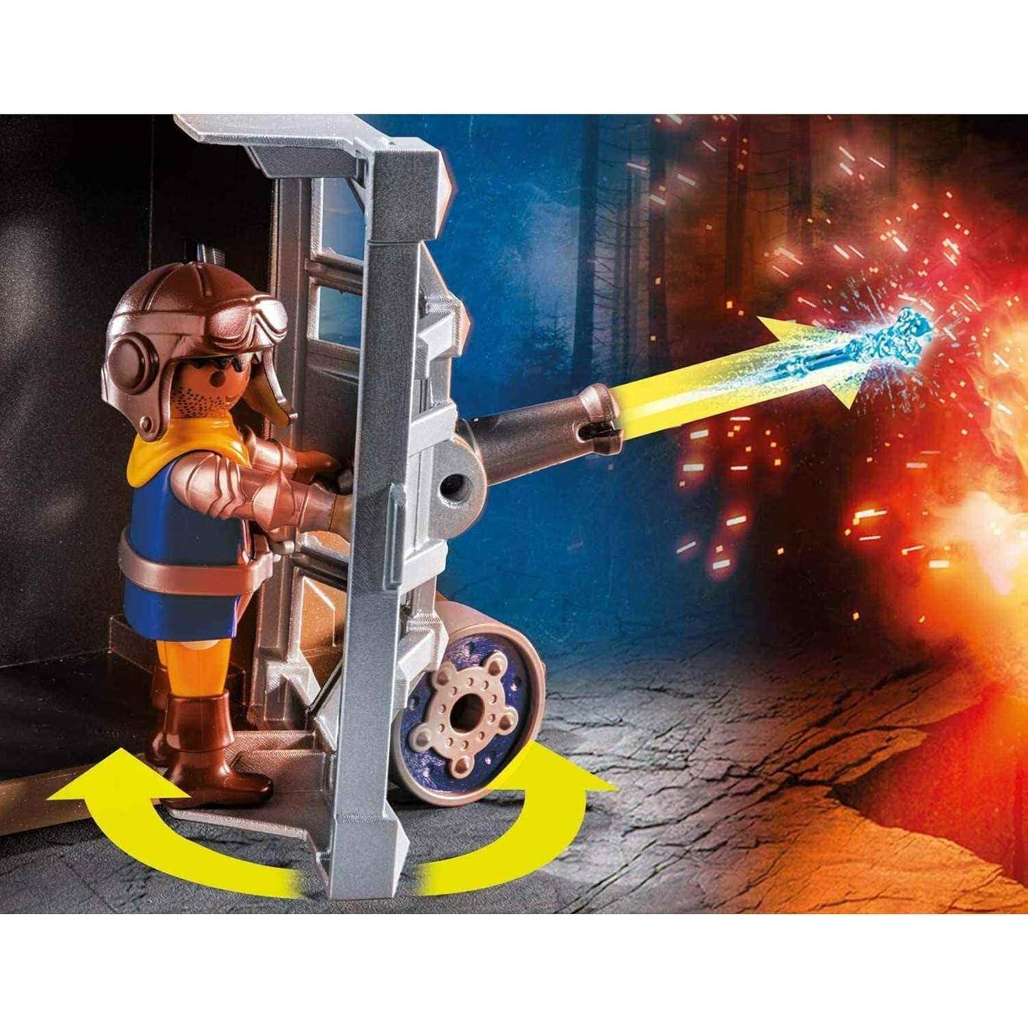 Fortaleza Móvil PLAYMOBIL 70391 con Catapulta y Accesorios