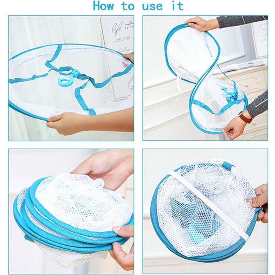 Estante de Secado de Ropa Plegable BWWNBY 2 Niveles 77.5x61cm