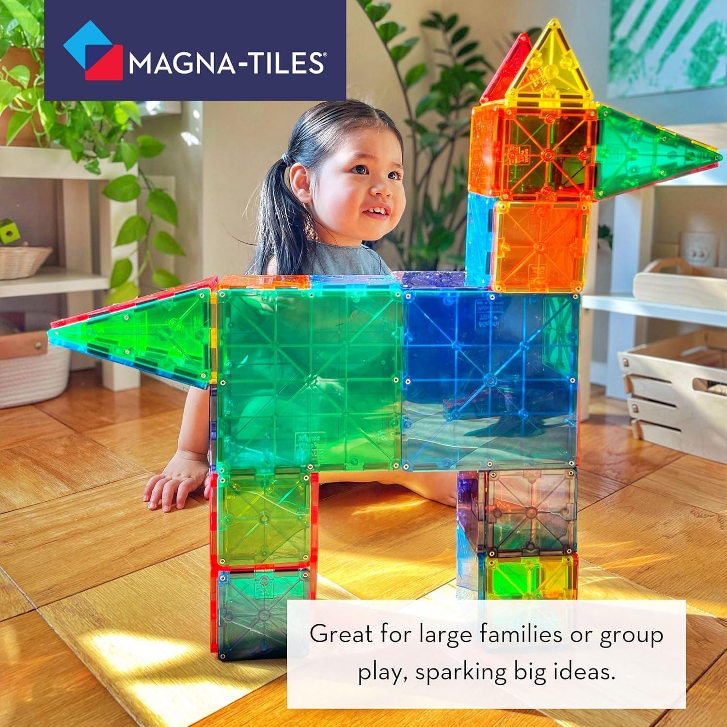 Set Clásico de Construcción Magnética MAGNA-TILES 100 Piezas
