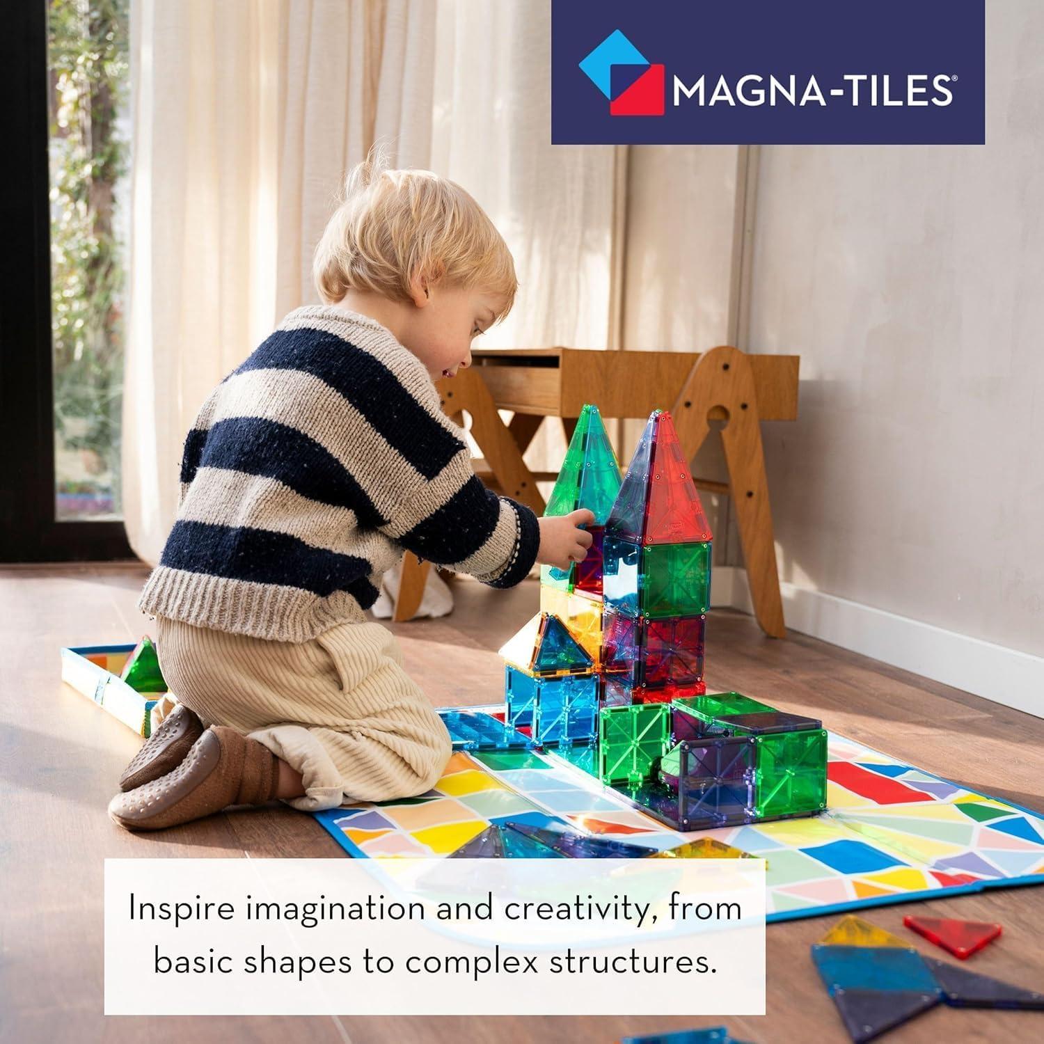 Set Clásico de Construcción Magnética MAGNA-TILES 100 Piezas