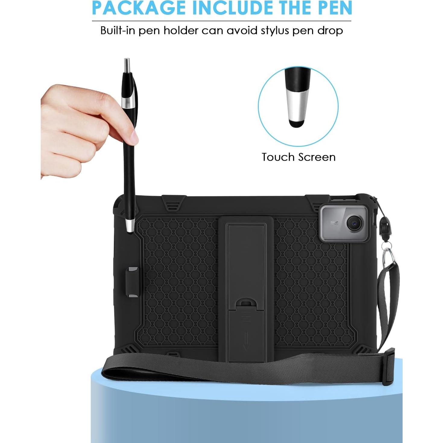 Funda de Silicona DETUOSI para Lenovo Tab M11 11" Negra