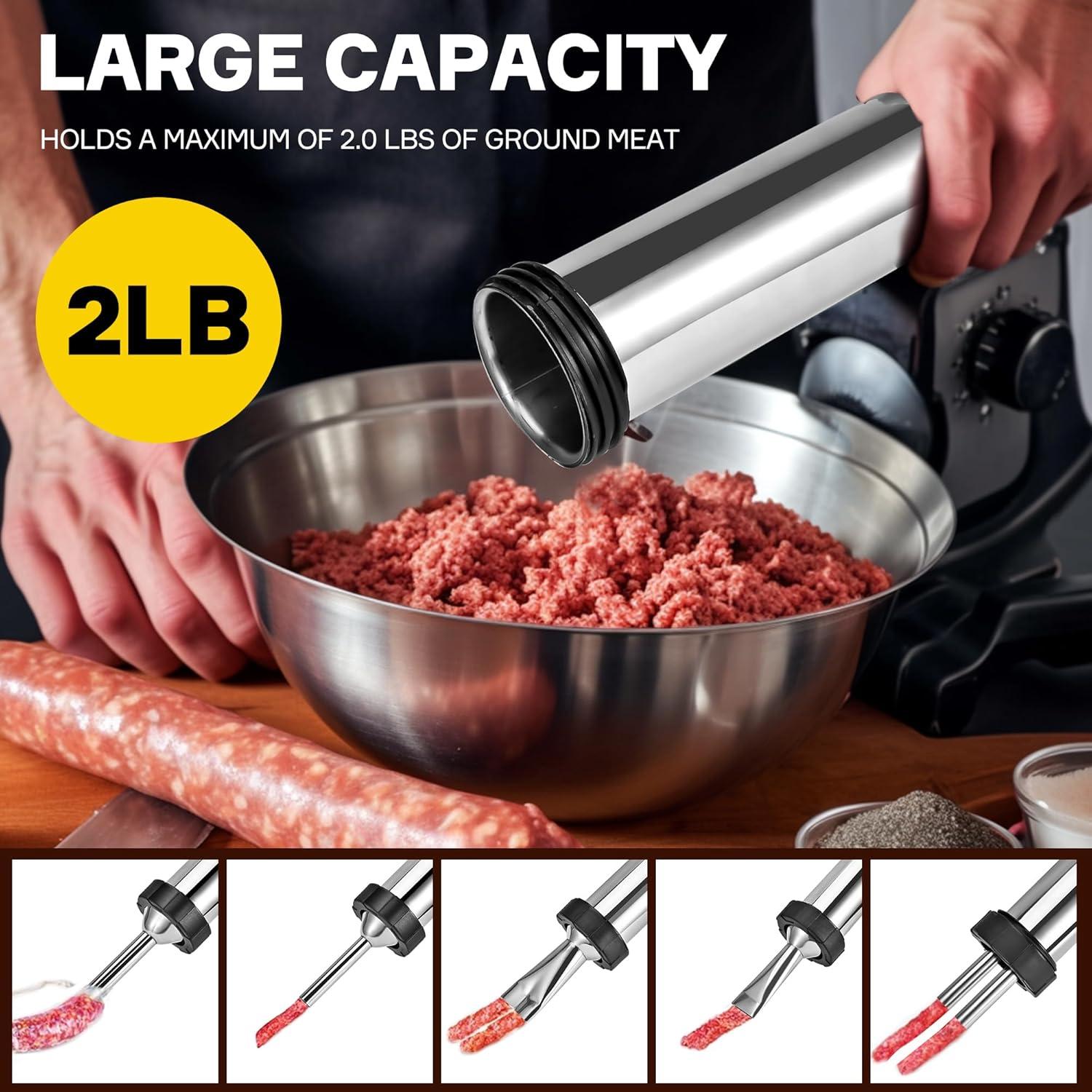 Pistola de Jerky Artcorner 0.91KG Acero Inoxidable con Accesorios