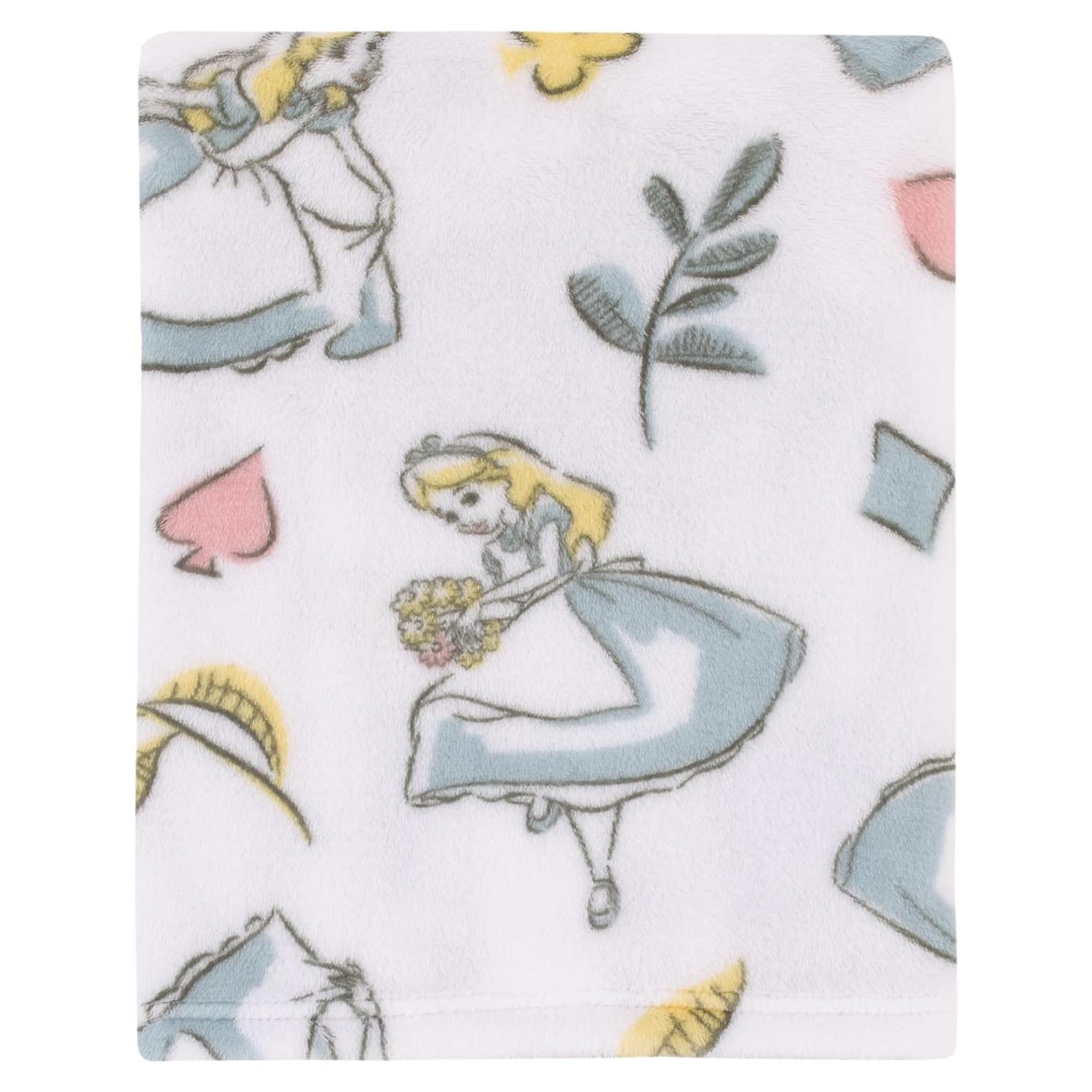 Manta de Bebé de Felpa NoJo Alicia en el País de las Maravillas 91x76 cm