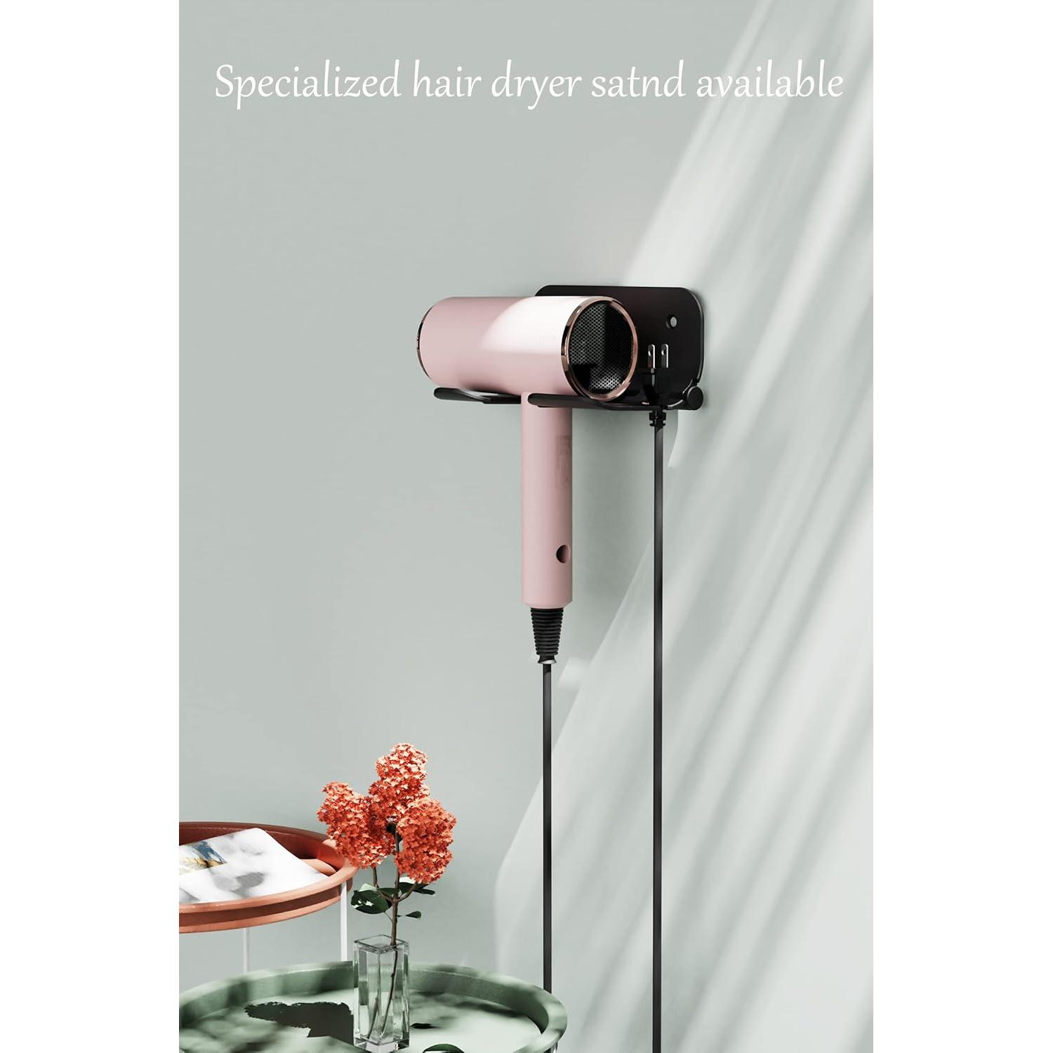 Secador de Pelo FUNTIN F01 Iónico 1800W con Difusor y Cepillo Rosa