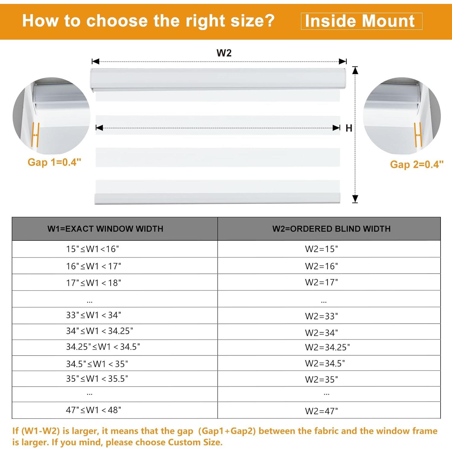 Persilux Persianas Zebra Inalámbricas 38.1x119.4 cm Blanco