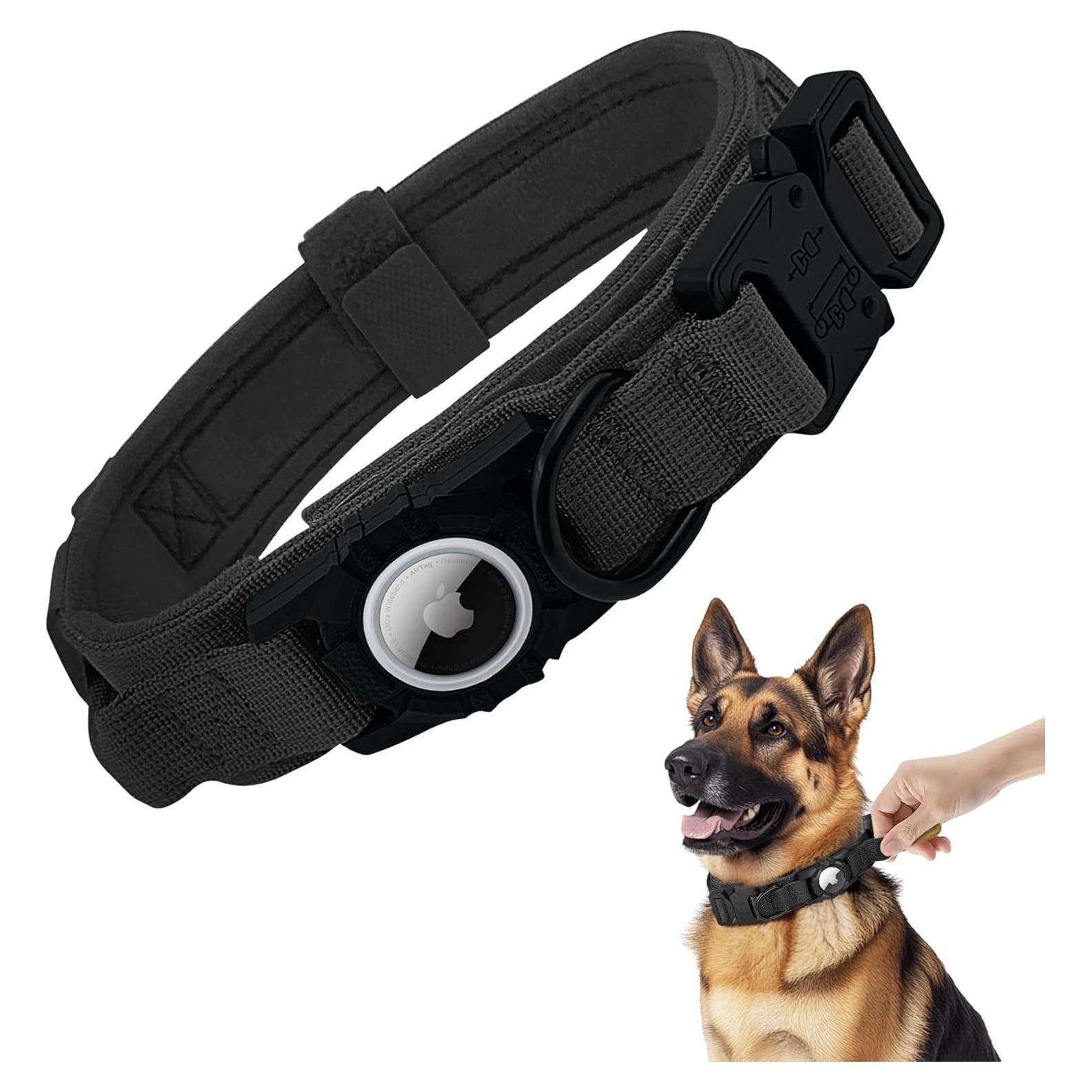 Collar GPS para Perros AGPETS Tactical Negro M Ajustable