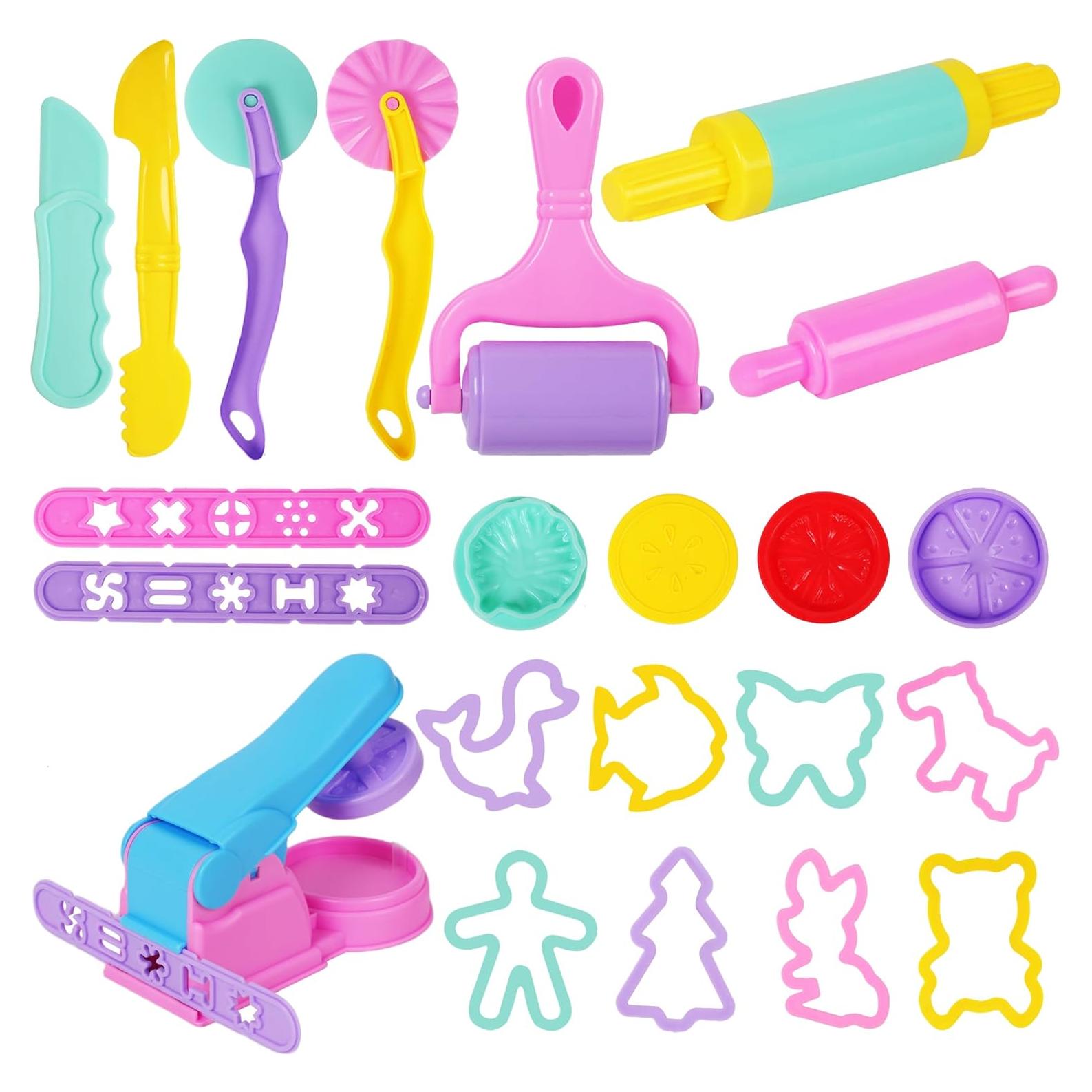 Set de Herramientas de Plastilina Oun Nana 22 Pcs para Niños