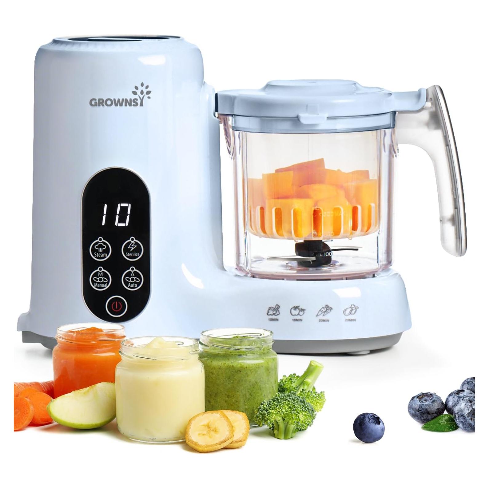 Procesador de Alimentos para Bebés GROWNSY 5800E Azul 2kg