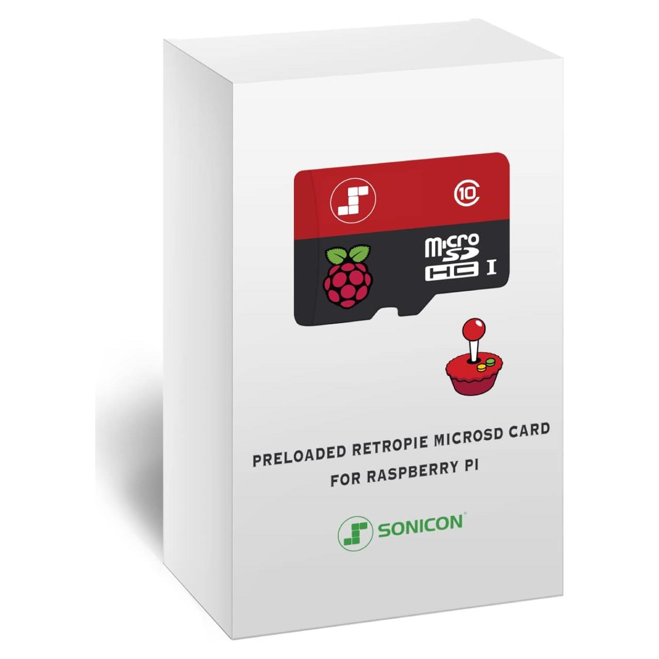 Tarjeta MicroSD 128GB Sonicon RetroPie Batocera para Raspberry Pi 5