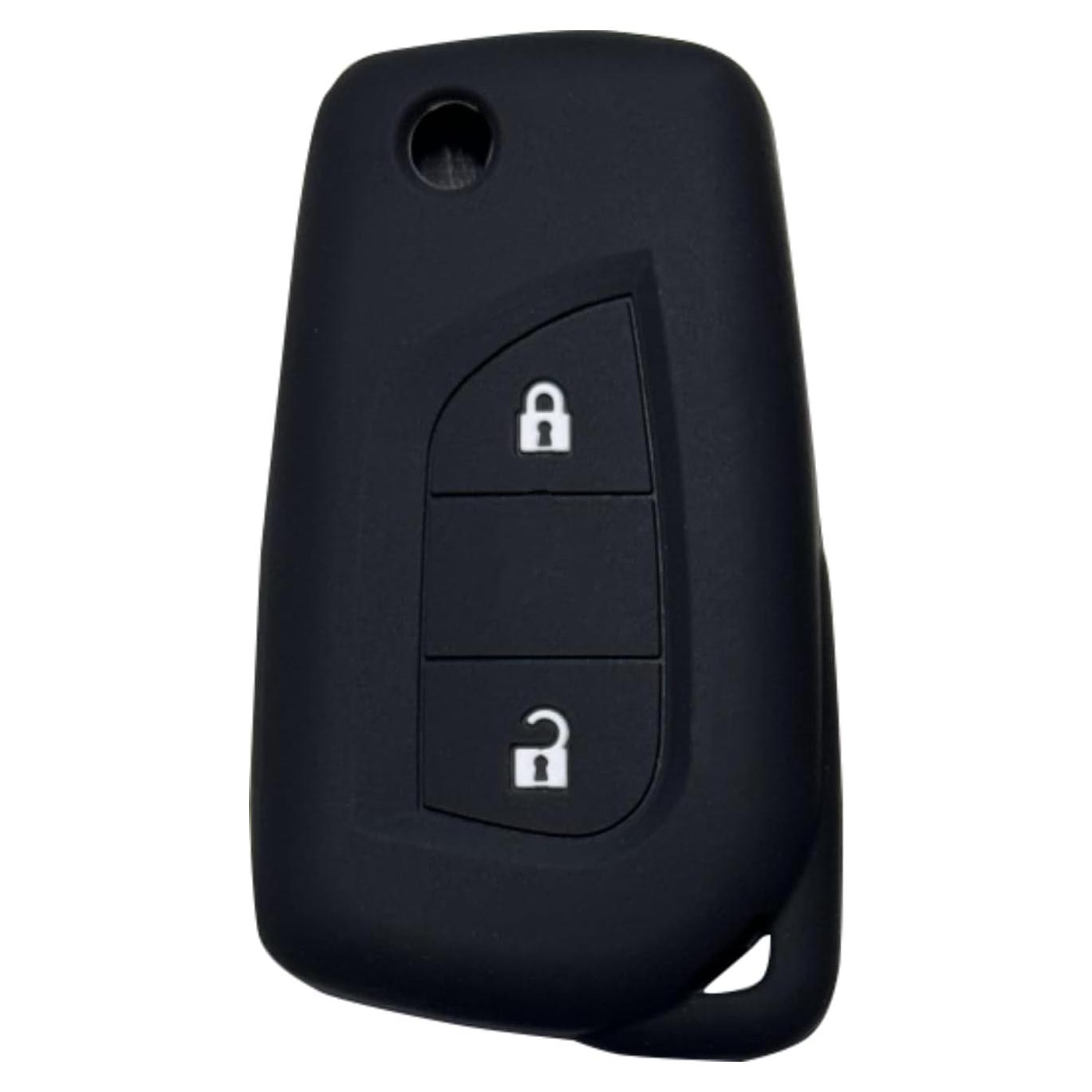 Funda de llavero Toyota Yaris 2011-2023 Silicona 2 botones