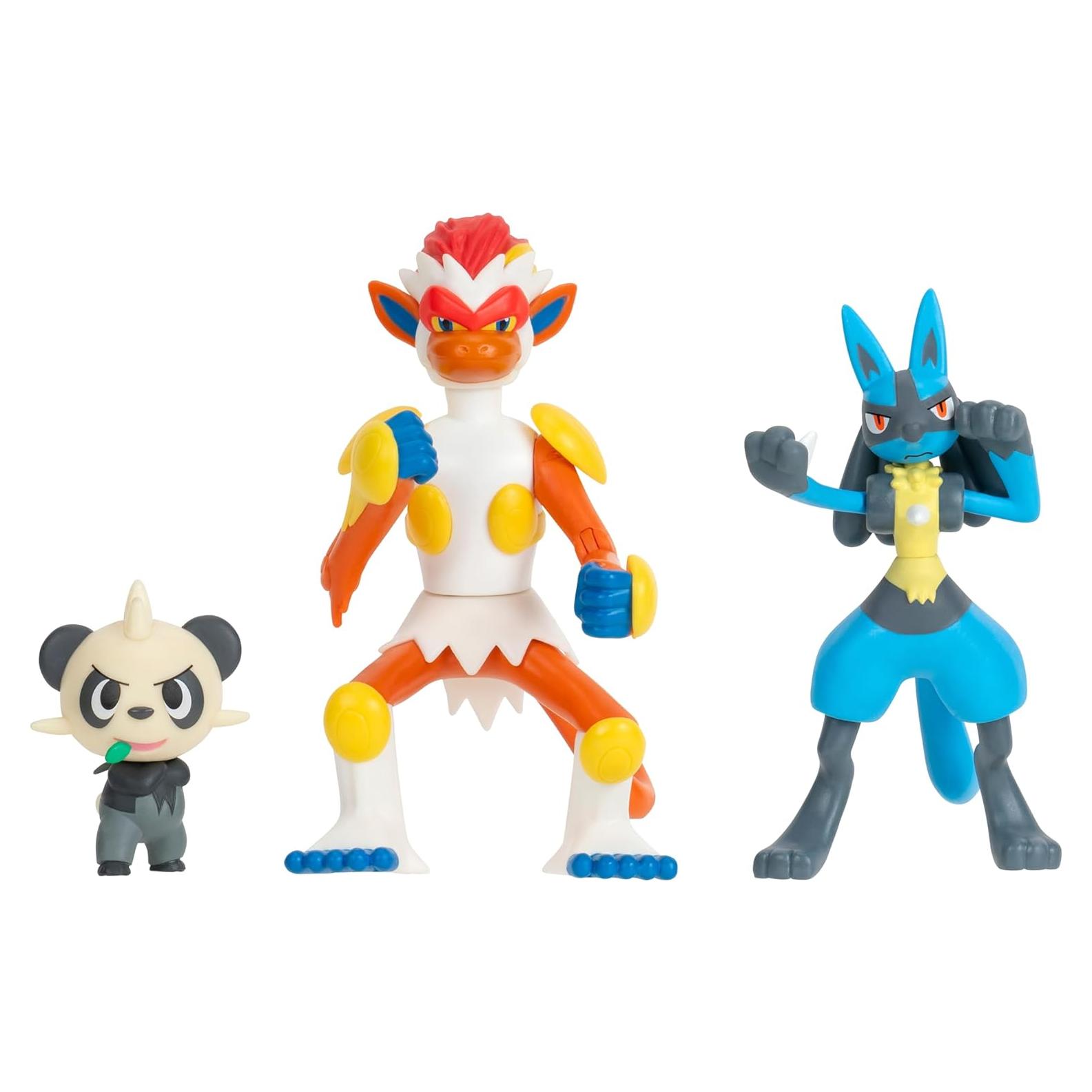 Paquete de Figuras de Batalla Pokémon 3 Pack - Jazwares