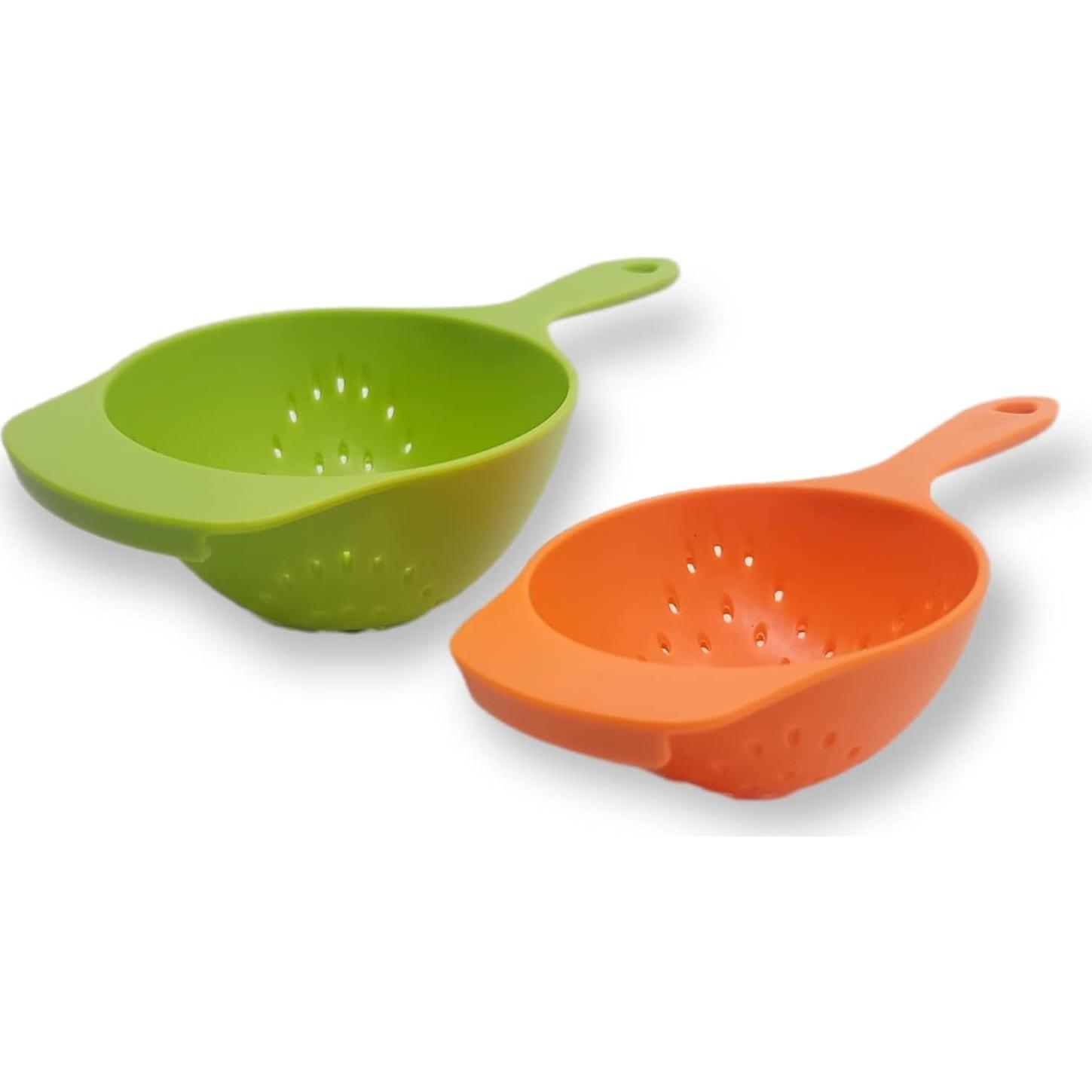 Juego de Coladores de Plástico Handy Housewares - 2 Piezas