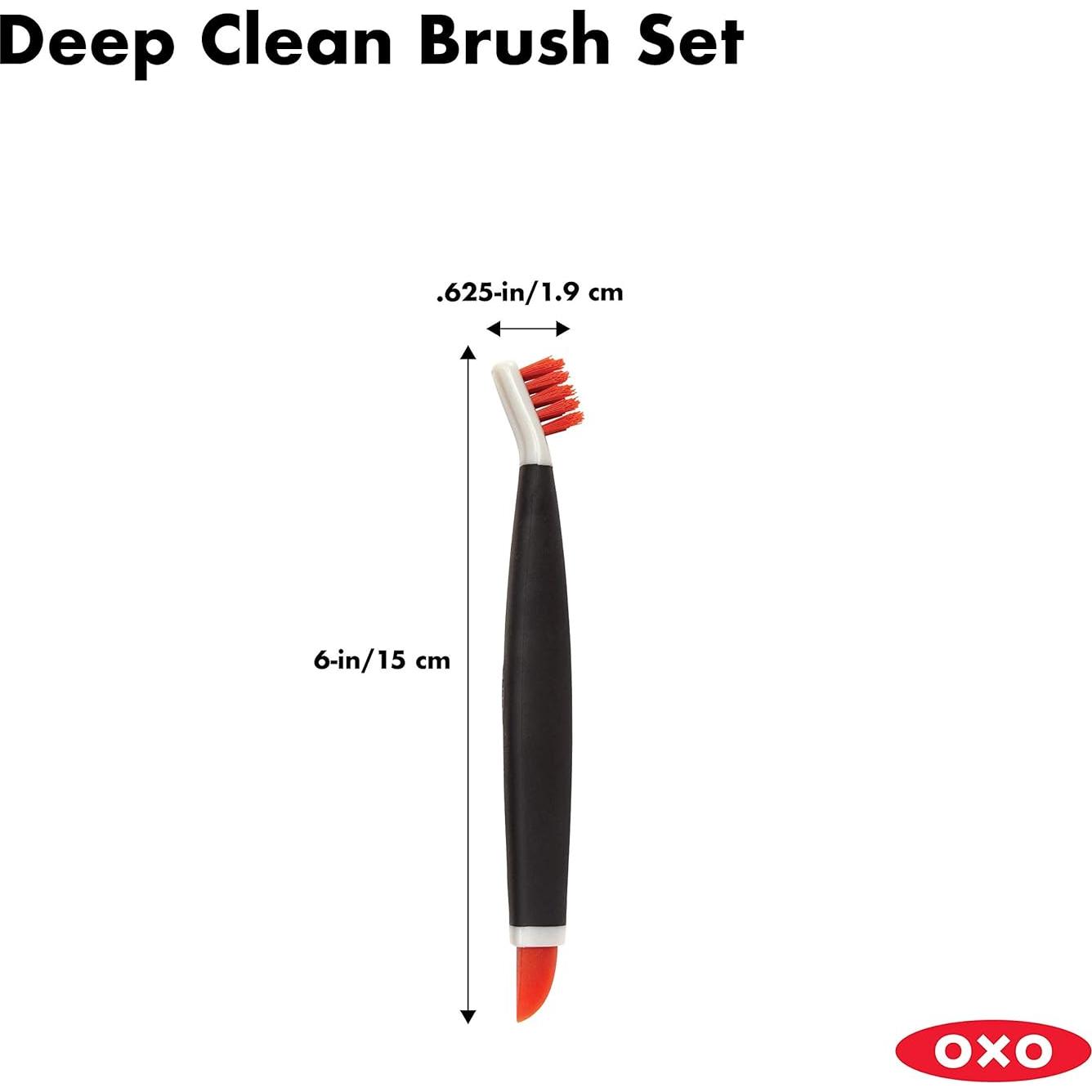 Juego de Cepillos de Limpieza Profunda OXO - 2 Piezas