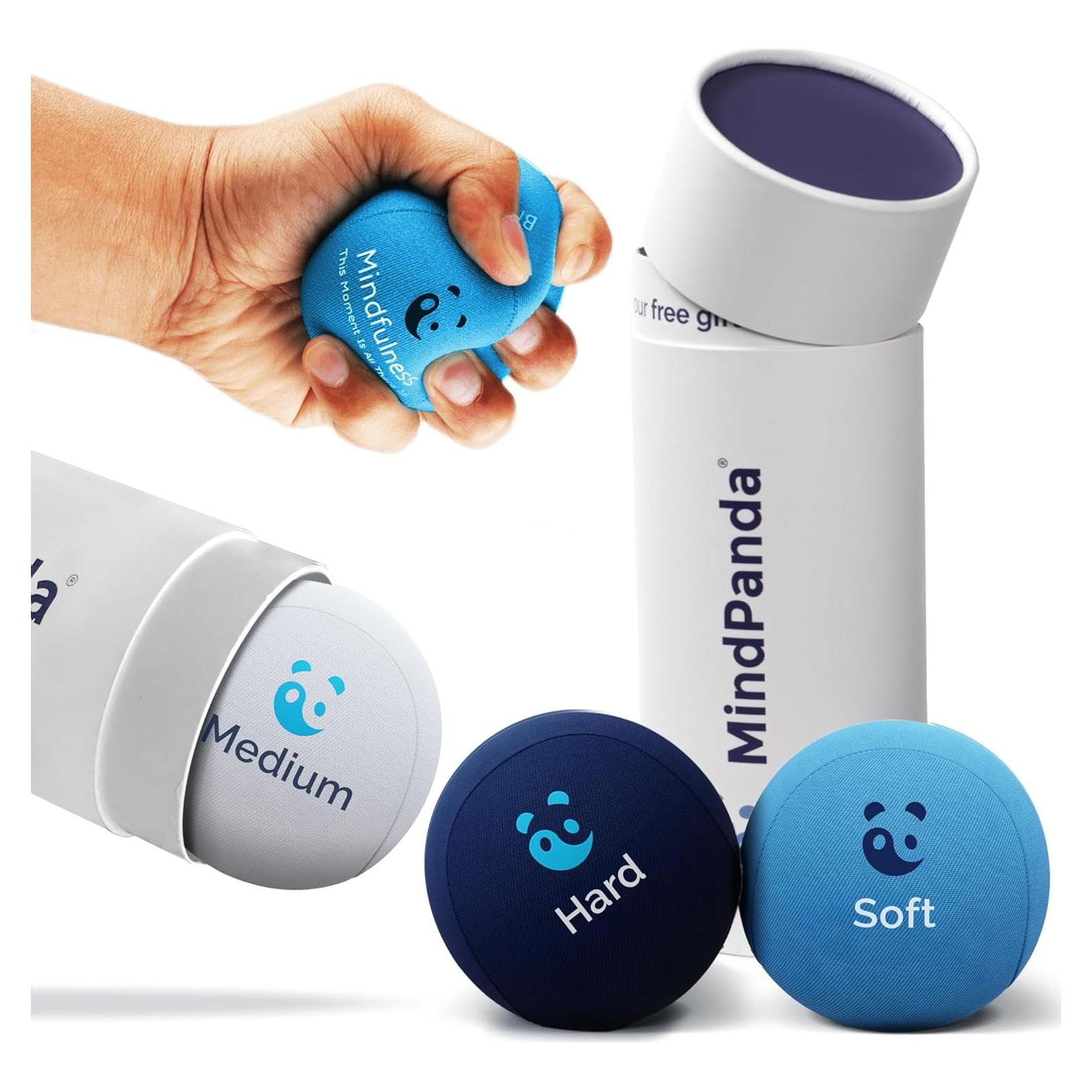 Bolas de Estrés MindPanda - 3 Densidades para Alivio