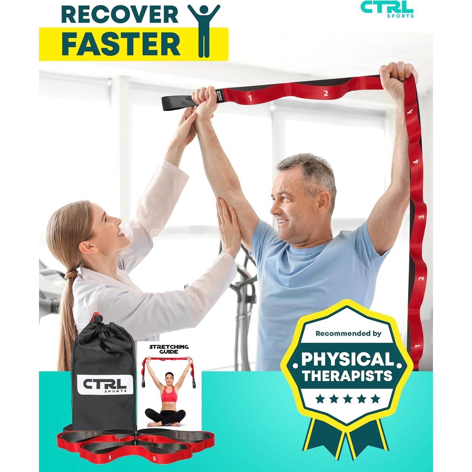 Correa de Estiramiento CTRL Sports 10 Asas 198 cm Nylon