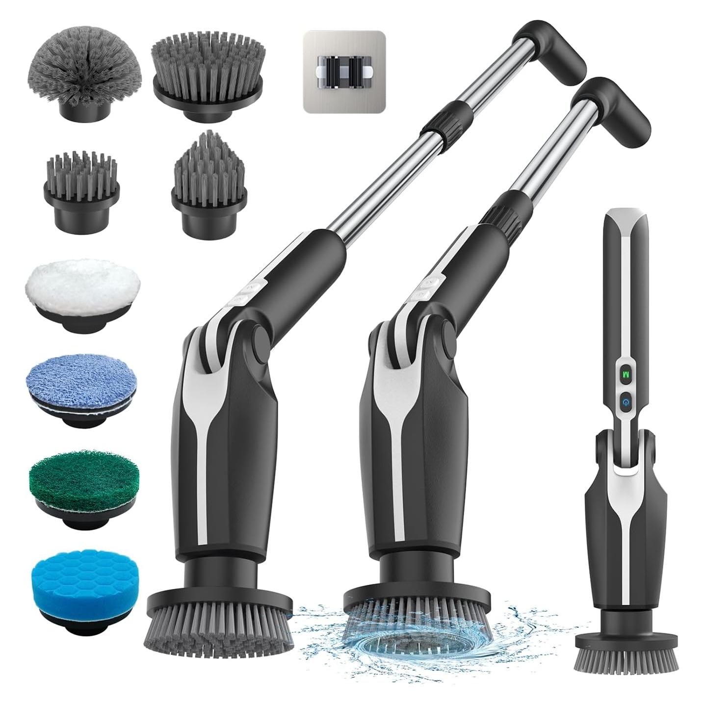 Cepillo Eléctrico Giratorio Leebein YMG-820 con Control Remoto