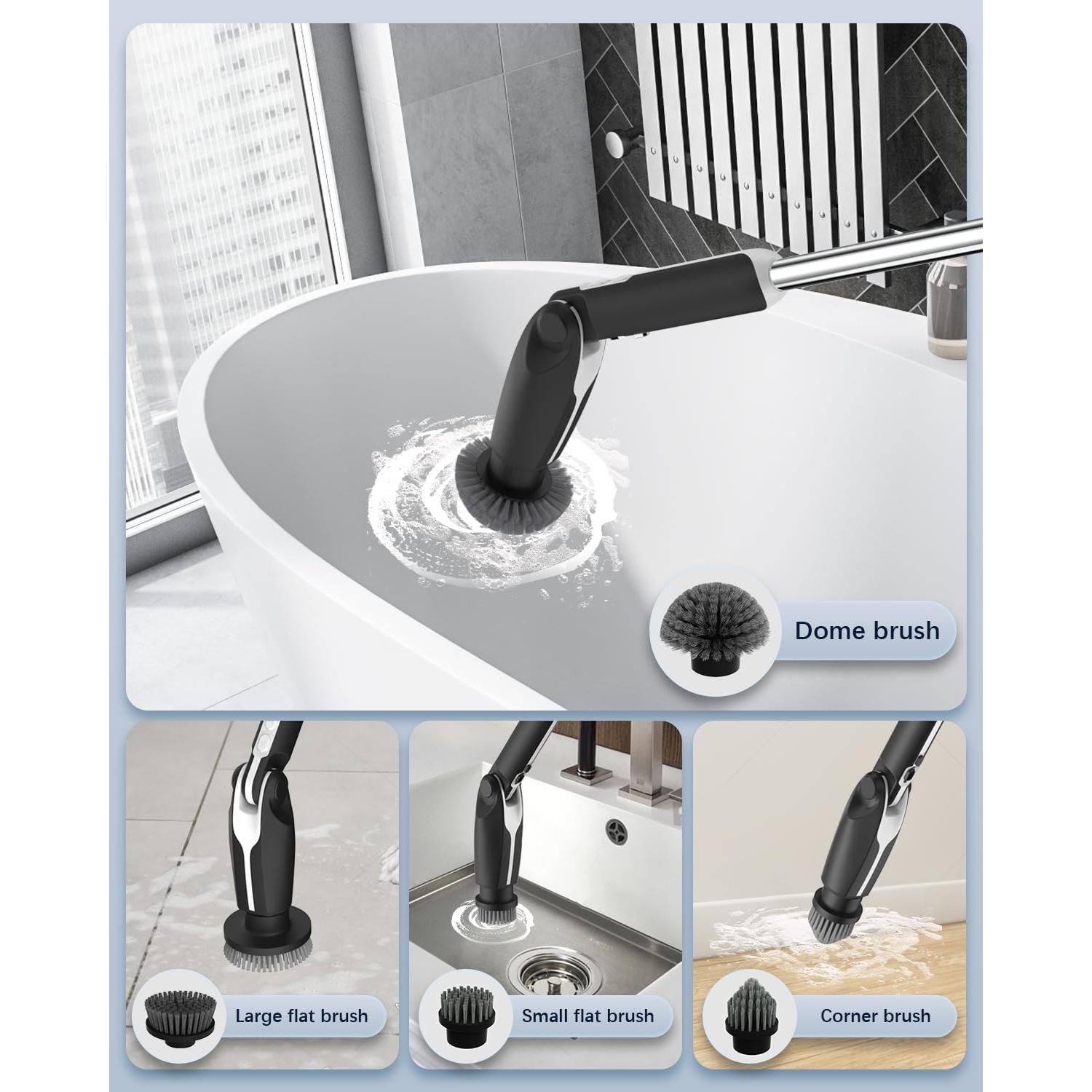 Cepillo Eléctrico Giratorio Leebein YMG-820 con Control Remoto