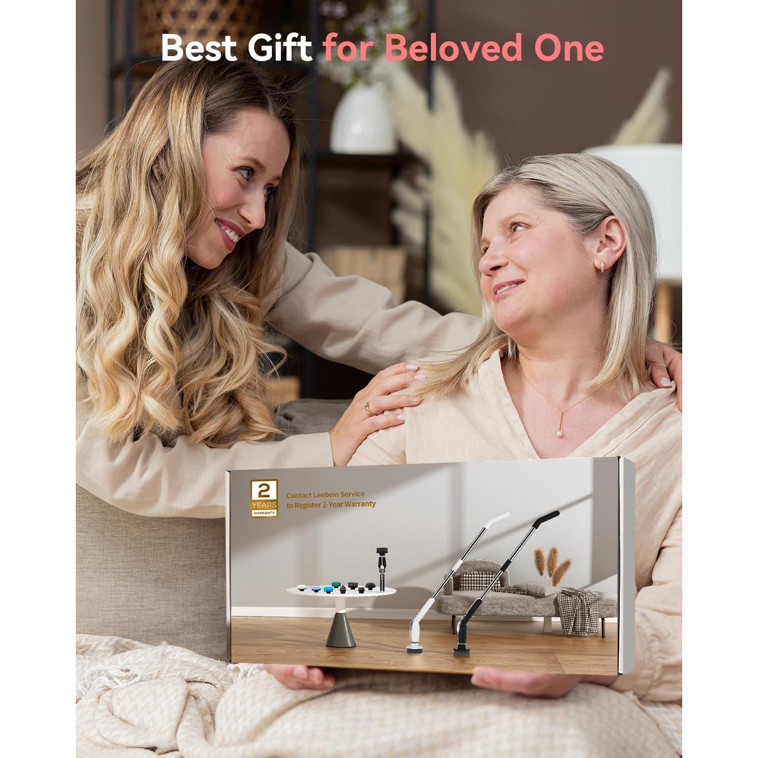 Cepillo Eléctrico Giratorio Leebein YMG-820 con Control Remoto