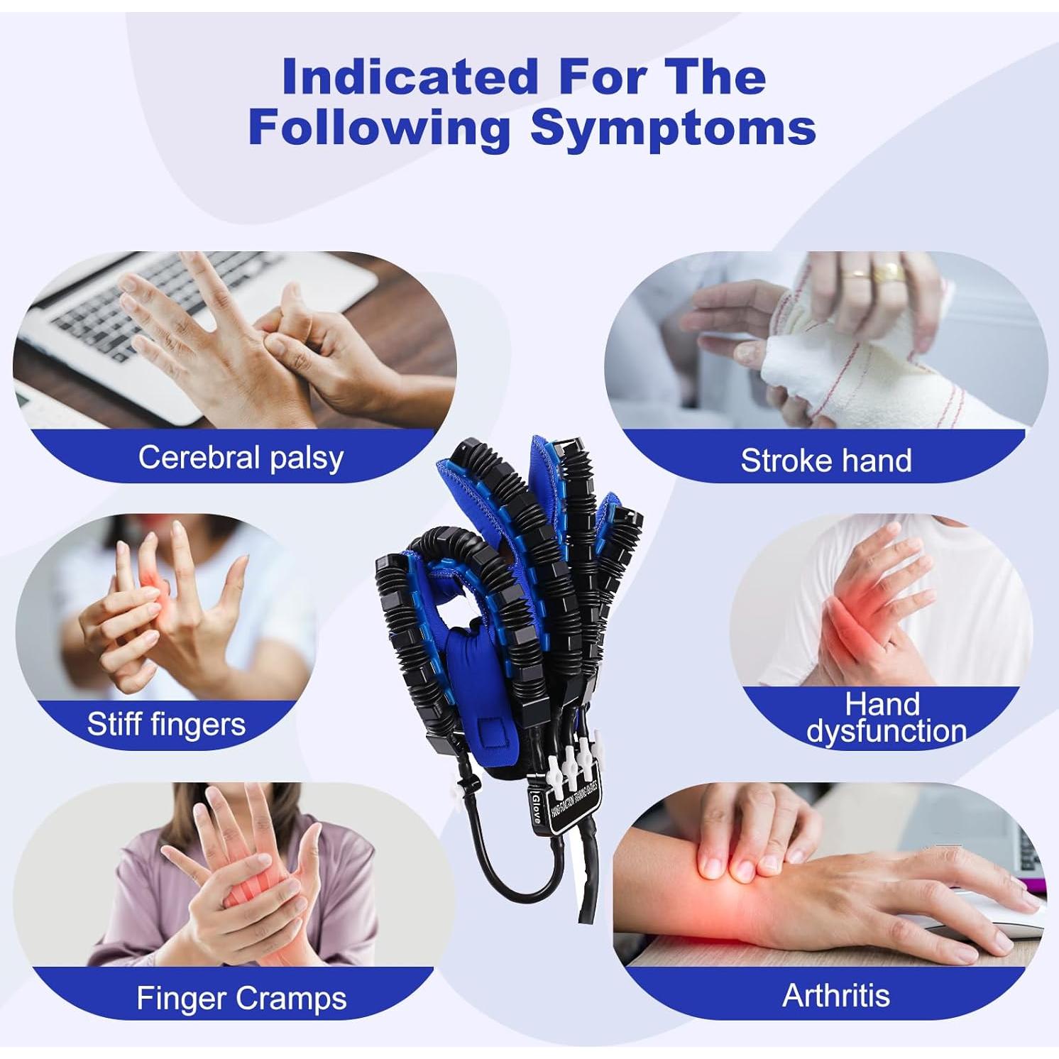 Guantes Rehabilitadores Robot M para Mano Izquierda