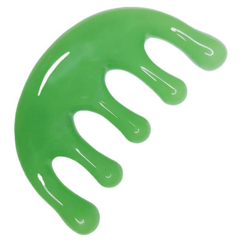 Masajeador de Cabeza GSHOW Peina de Resina Verde Portátil
