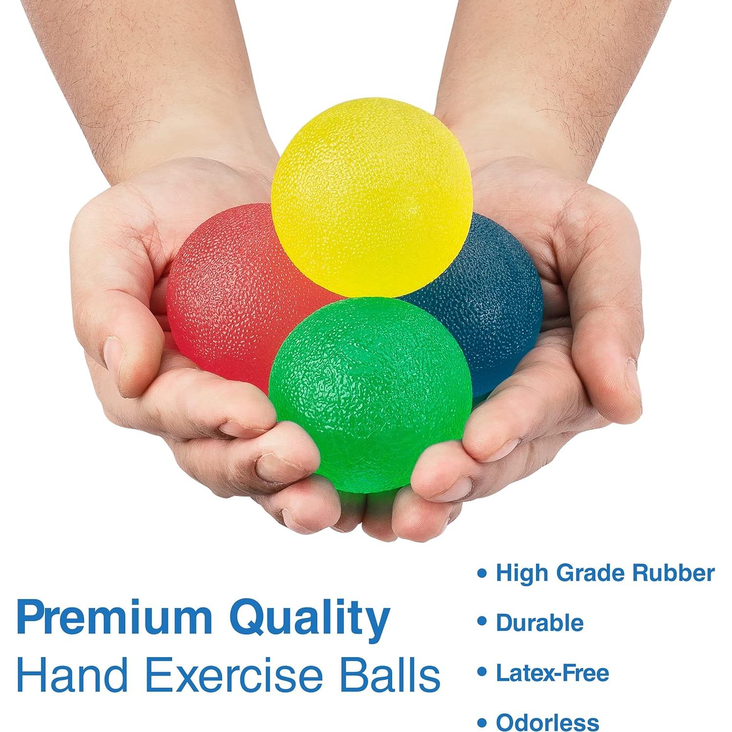 Pelotas de Ejercicio FlintRehab - Set de 4 para Manos