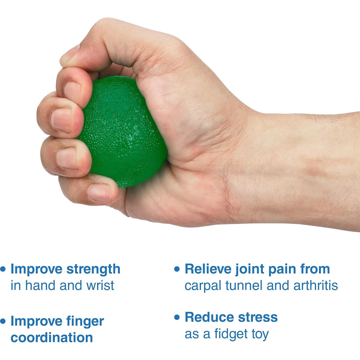 Pelotas de Ejercicio FlintRehab - Set de 4 para Manos