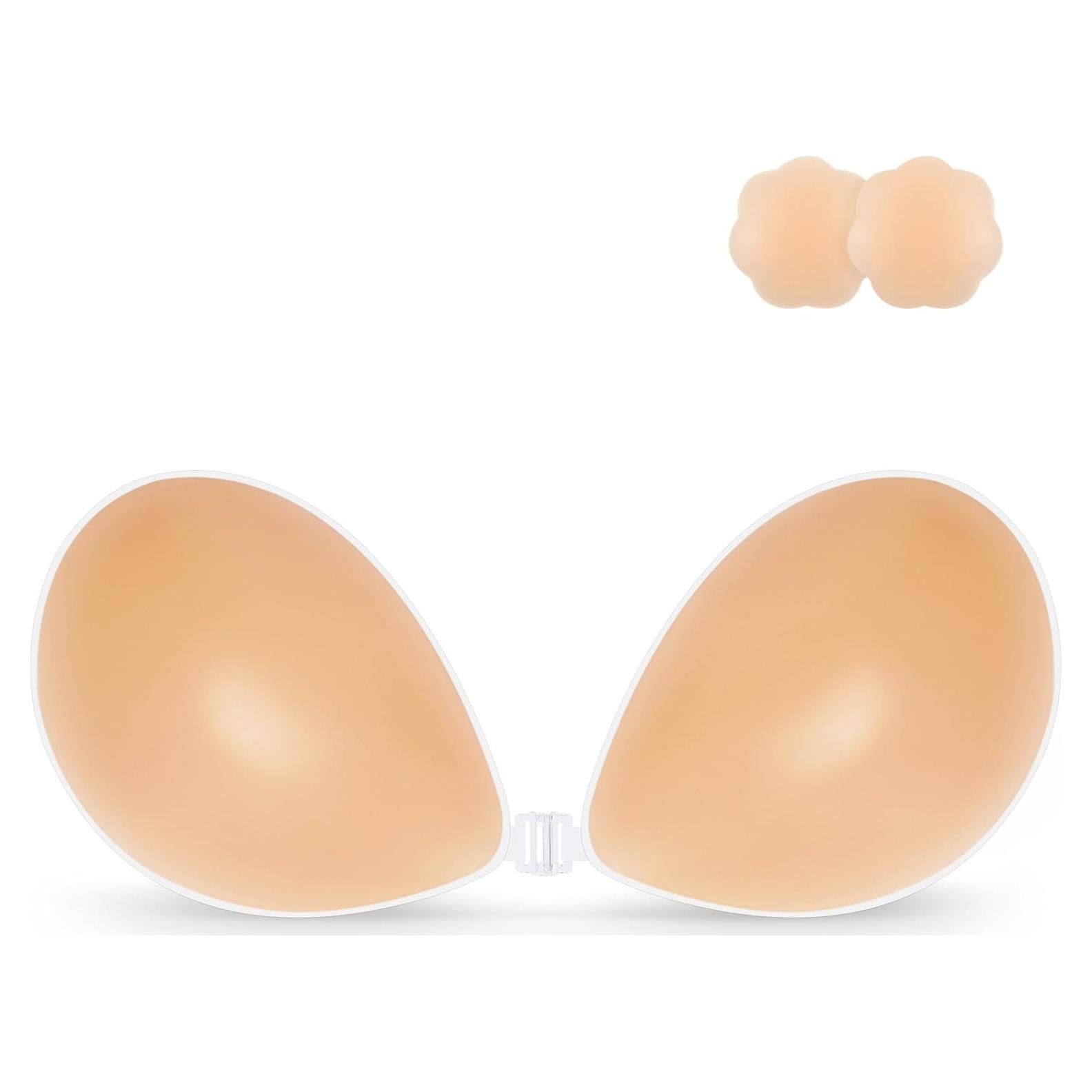 Sujetador Adhesivo Niidor Sin Tirantes Crema Talla B