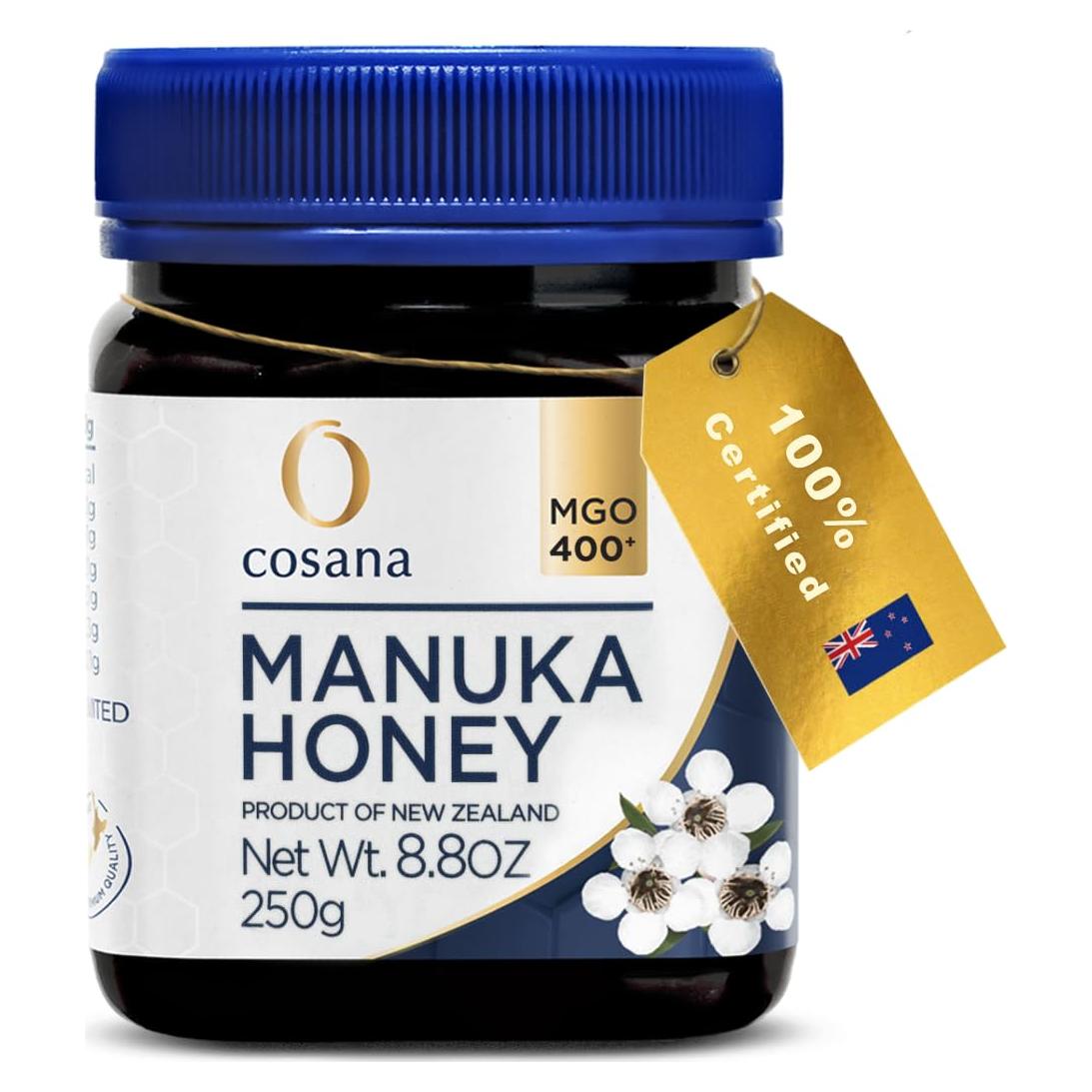 Miel de Manuka Cosana 400 MGO+ 250g - 100% Pura de Nueva Zelanda