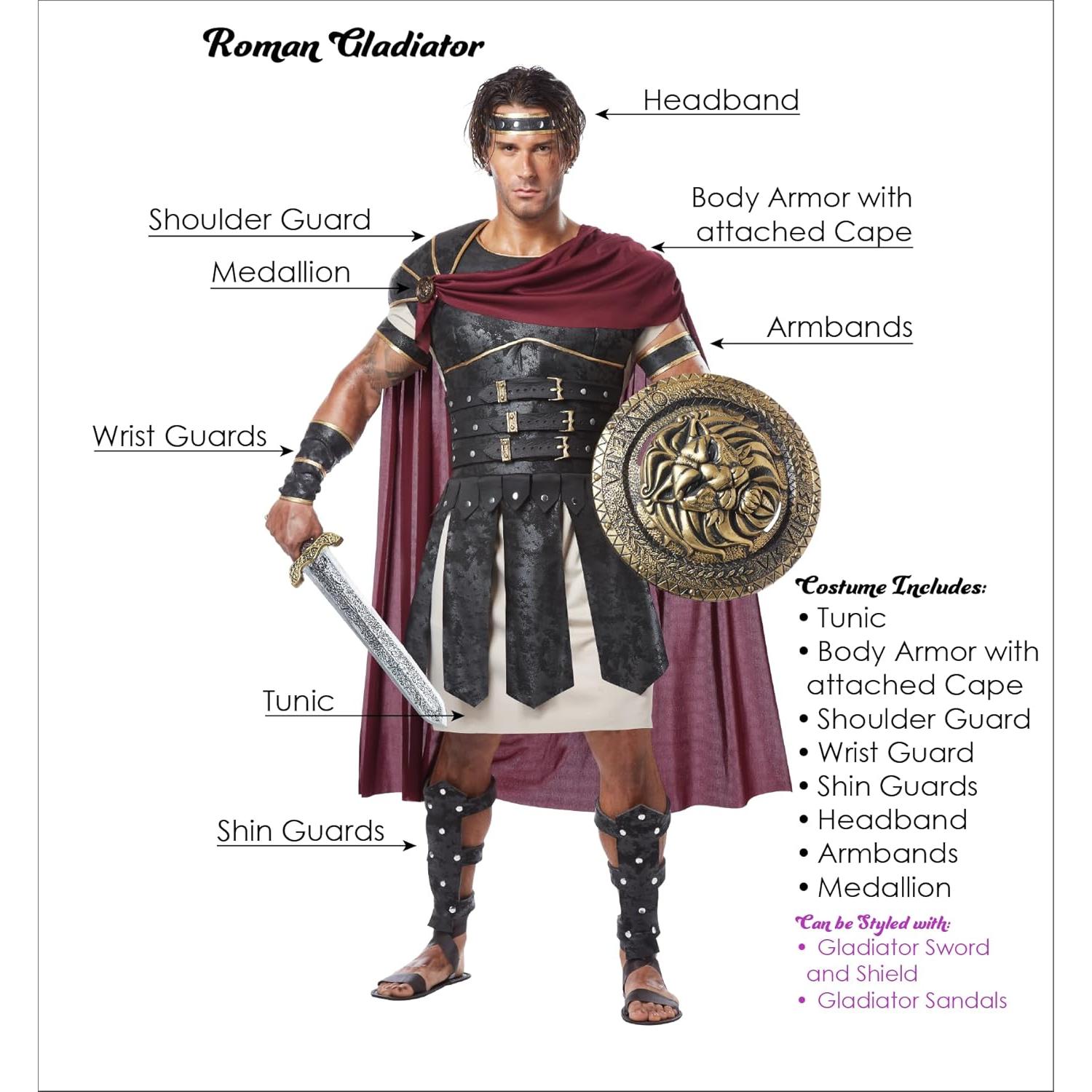 Disfraz Gladiador Romano Hombre California Costumes
