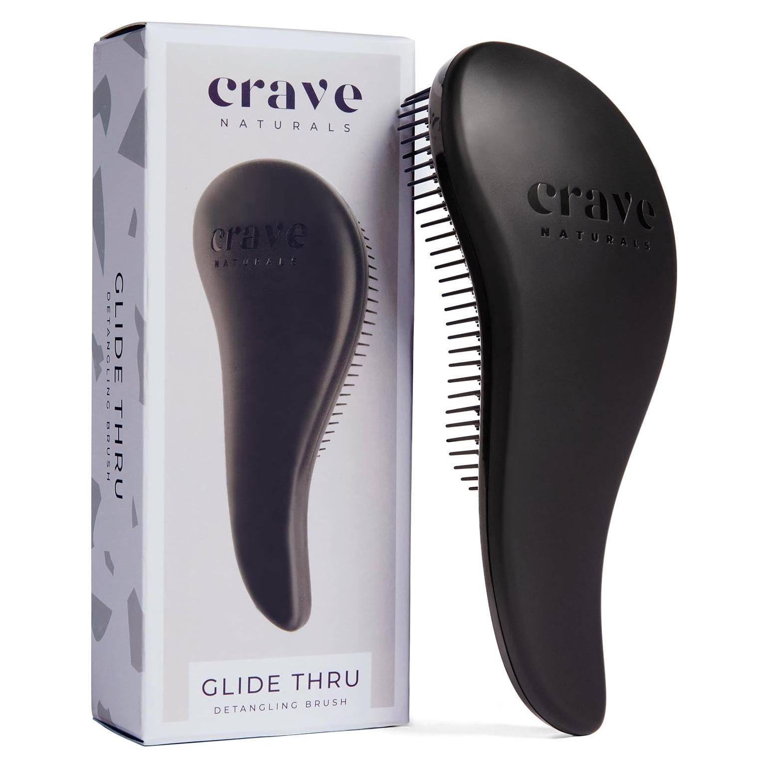 Cepillo Desenredante Crave Naturals Glide Thru Negro