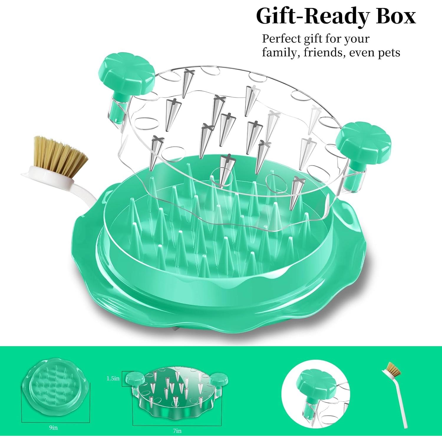 Desmenuzador de Pollo LIDIFC Verde, Ergonómico y Antideslizante