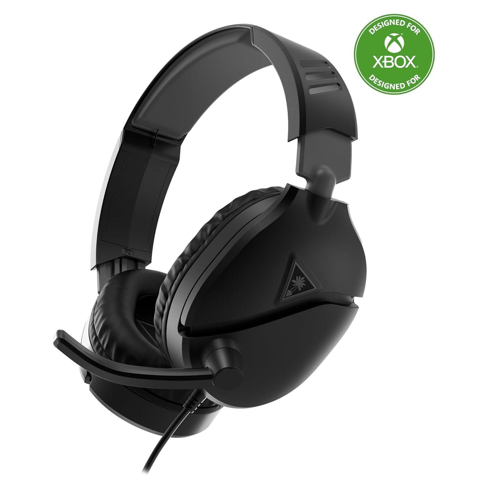 Auriculares para Juegos Turtle Beach Recon 70 - Conexión 3.5mm, 40mm, Negro