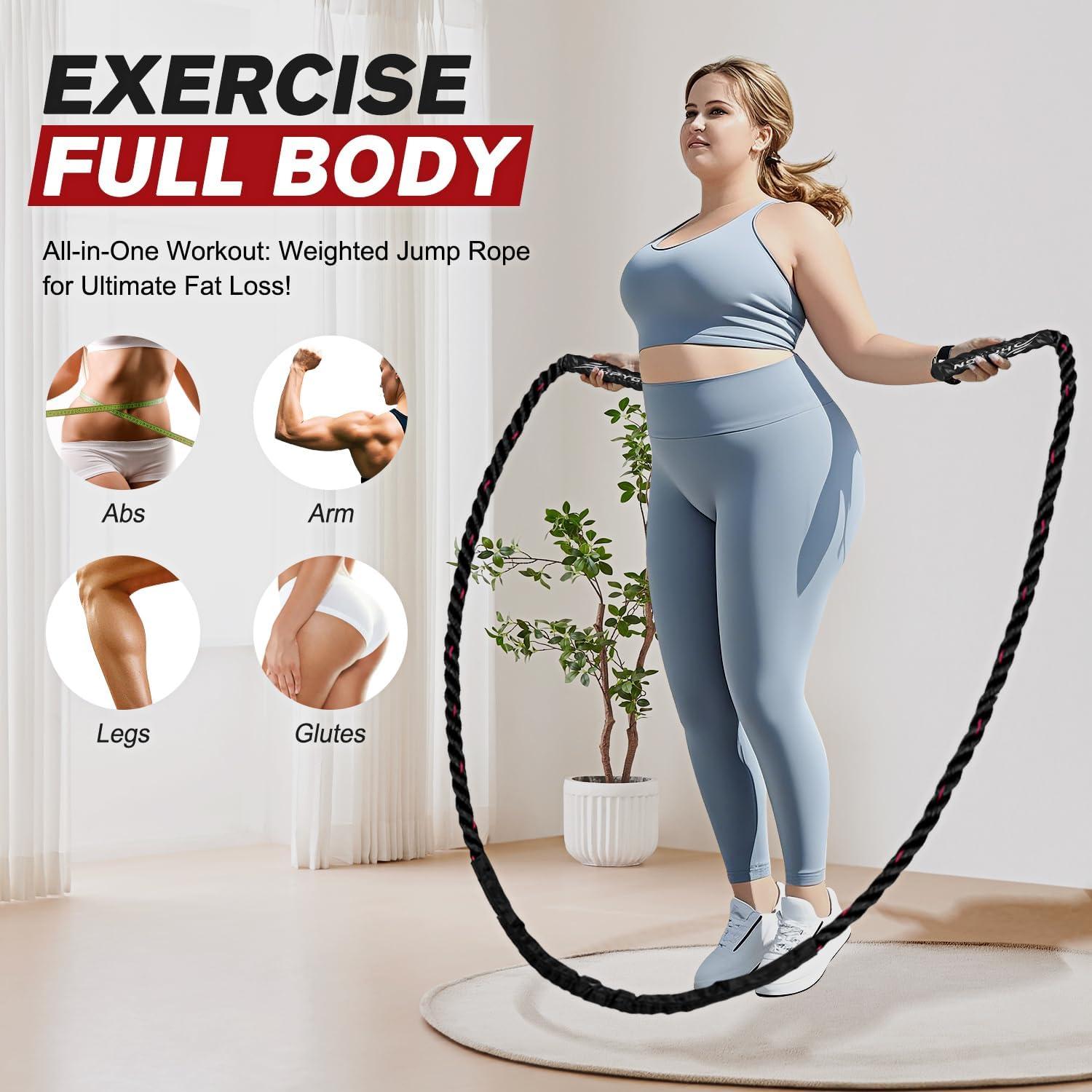 Cuerda de Saltar HPYGN con Peso 1.27 kg para Fitness