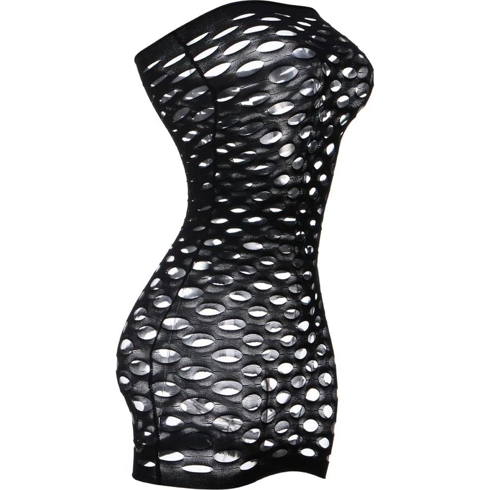 Vestido Mini de Lencería Sexy Sin Tirantes para Mujeres