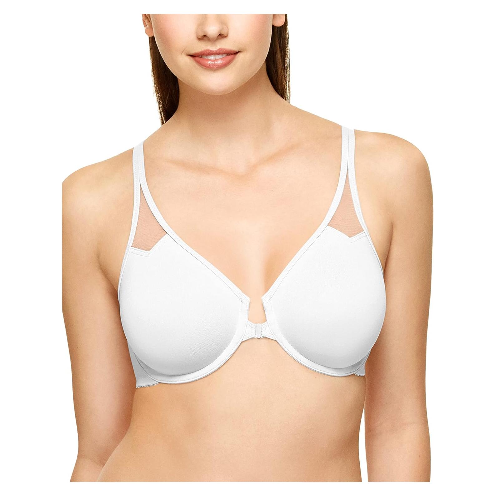 Sujetador Deportivo Wacoal 65124 Sin Aros Blanco 38D