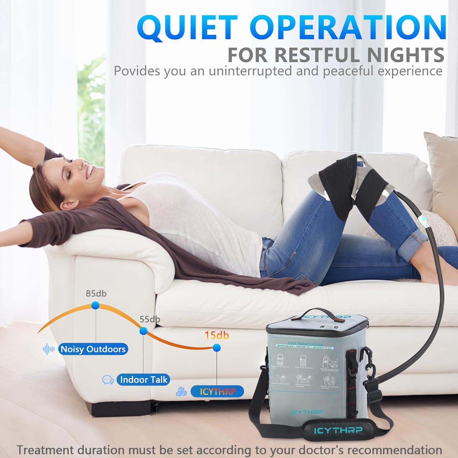 Máquina de Terapia Fría ICYTHRP con Temporizador y Almohadilla