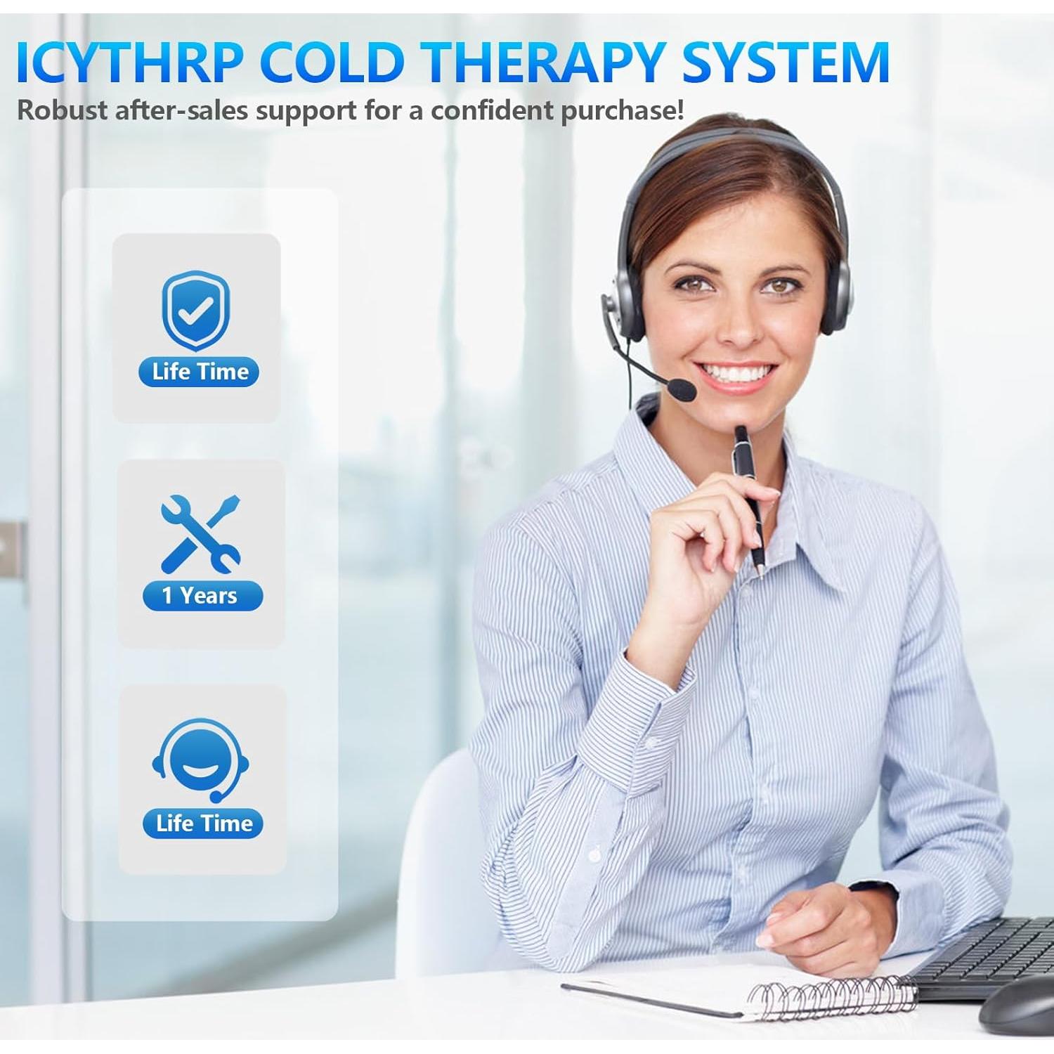 Máquina de Terapia Fría ICYTHRP con Temporizador y Almohadilla