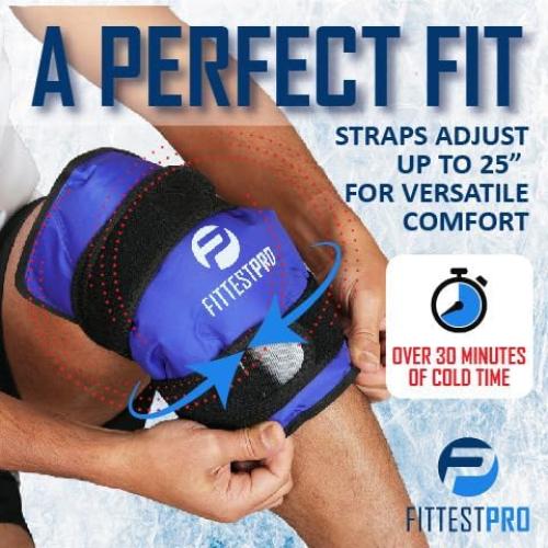 Rodillera Fittest Pro con Paquete de Hielo Reutilizable