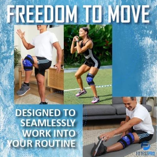 Rodillera Fittest Pro con Paquete de Hielo Reutilizable