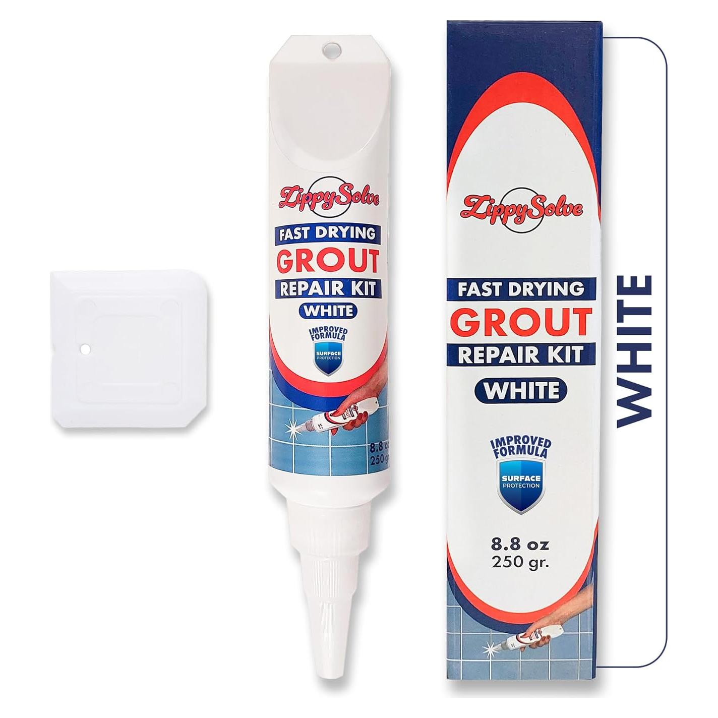 Kit de Reparación de Lechada ZippySolve 250g Blanco Secado Rápido