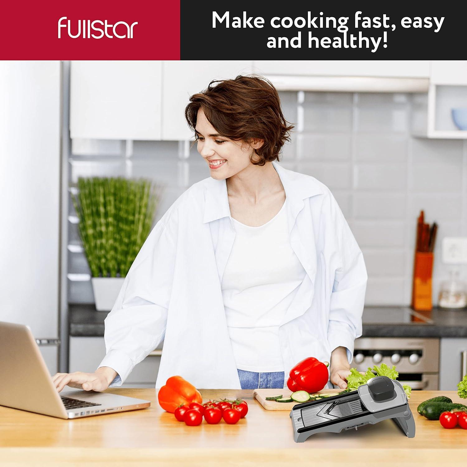 Cortador Mandolina 7-en-1 Fullstar Acero Inoxidable Plata