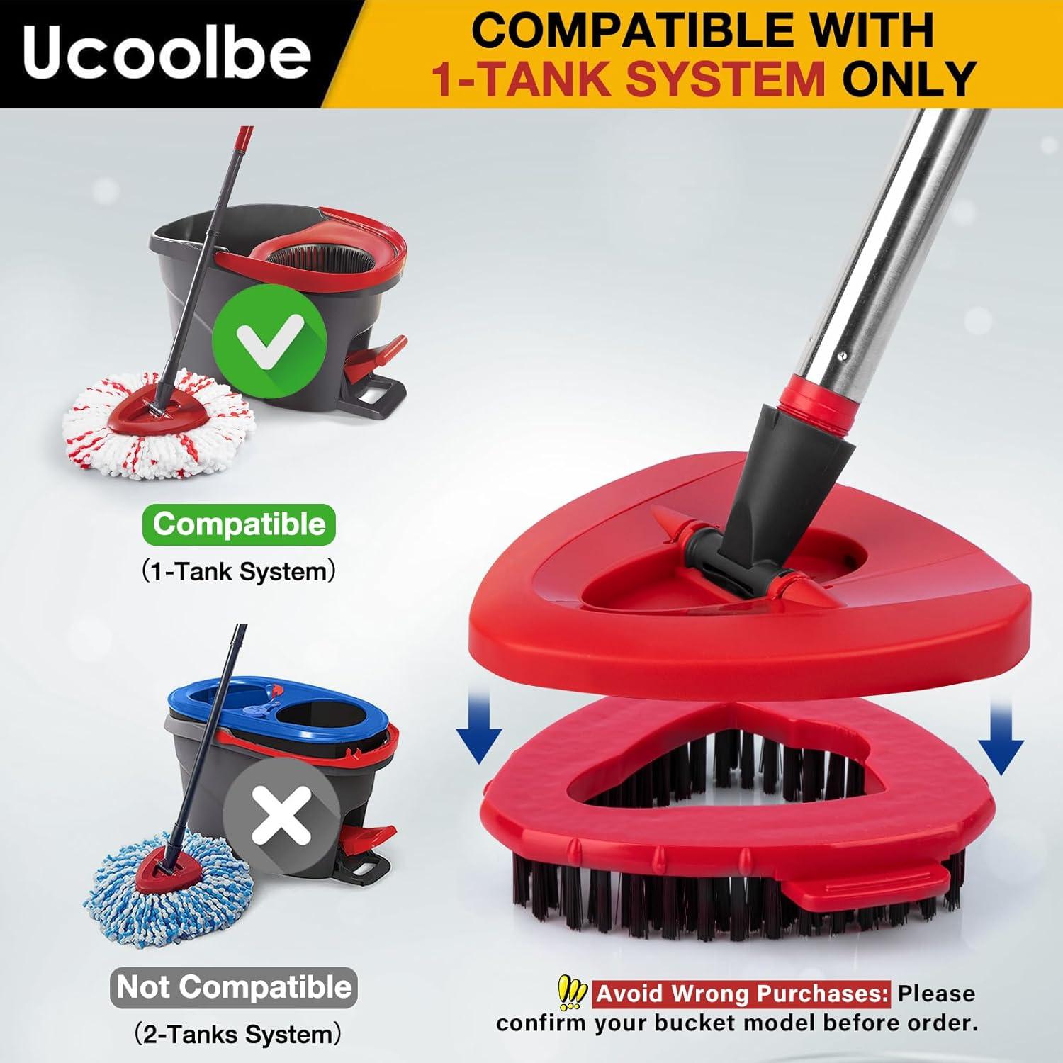Cepillo Fregona Ucoolbe Spin Mop Repuesto Nylon 130g