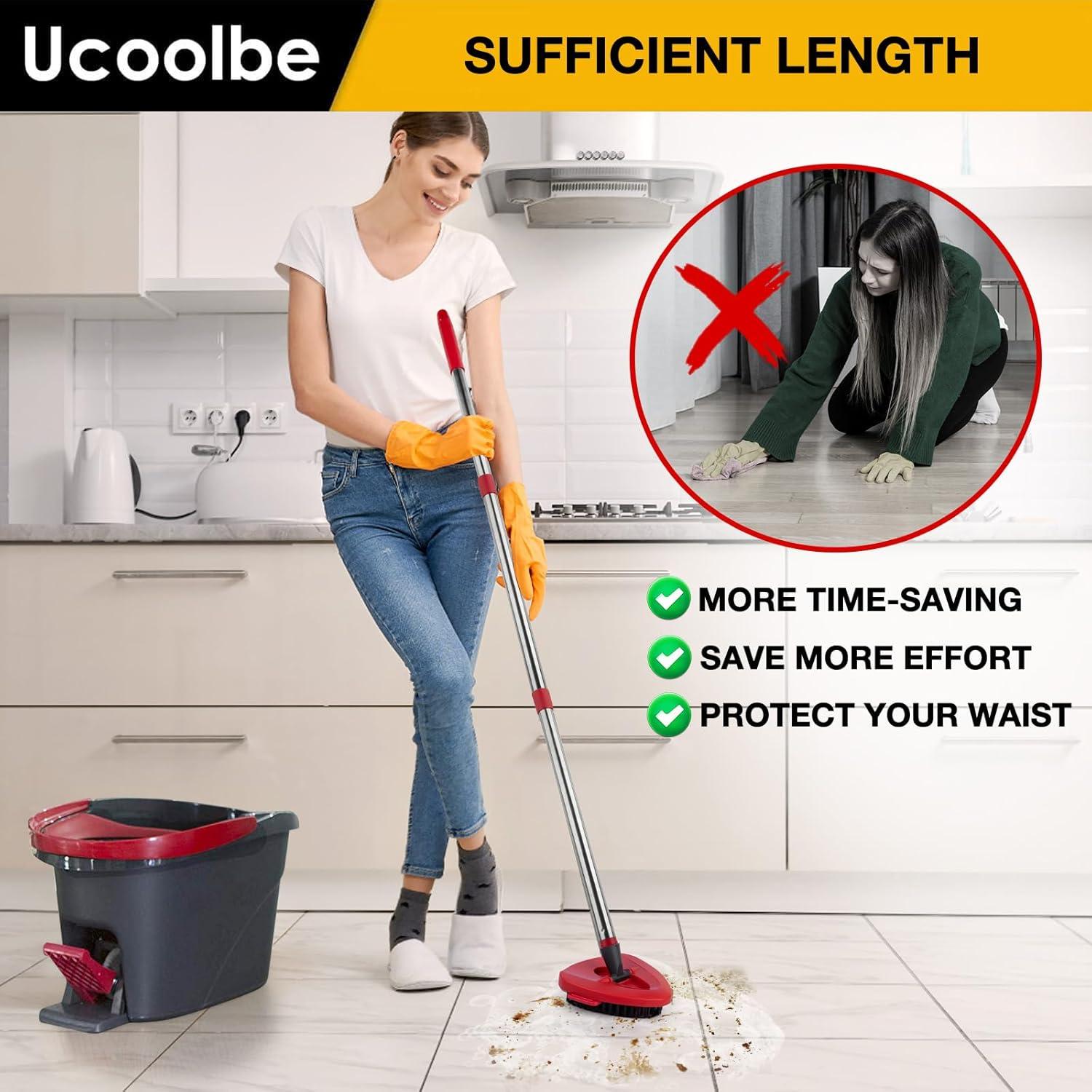 Cepillo Fregona Ucoolbe Spin Mop Repuesto Nylon 130g