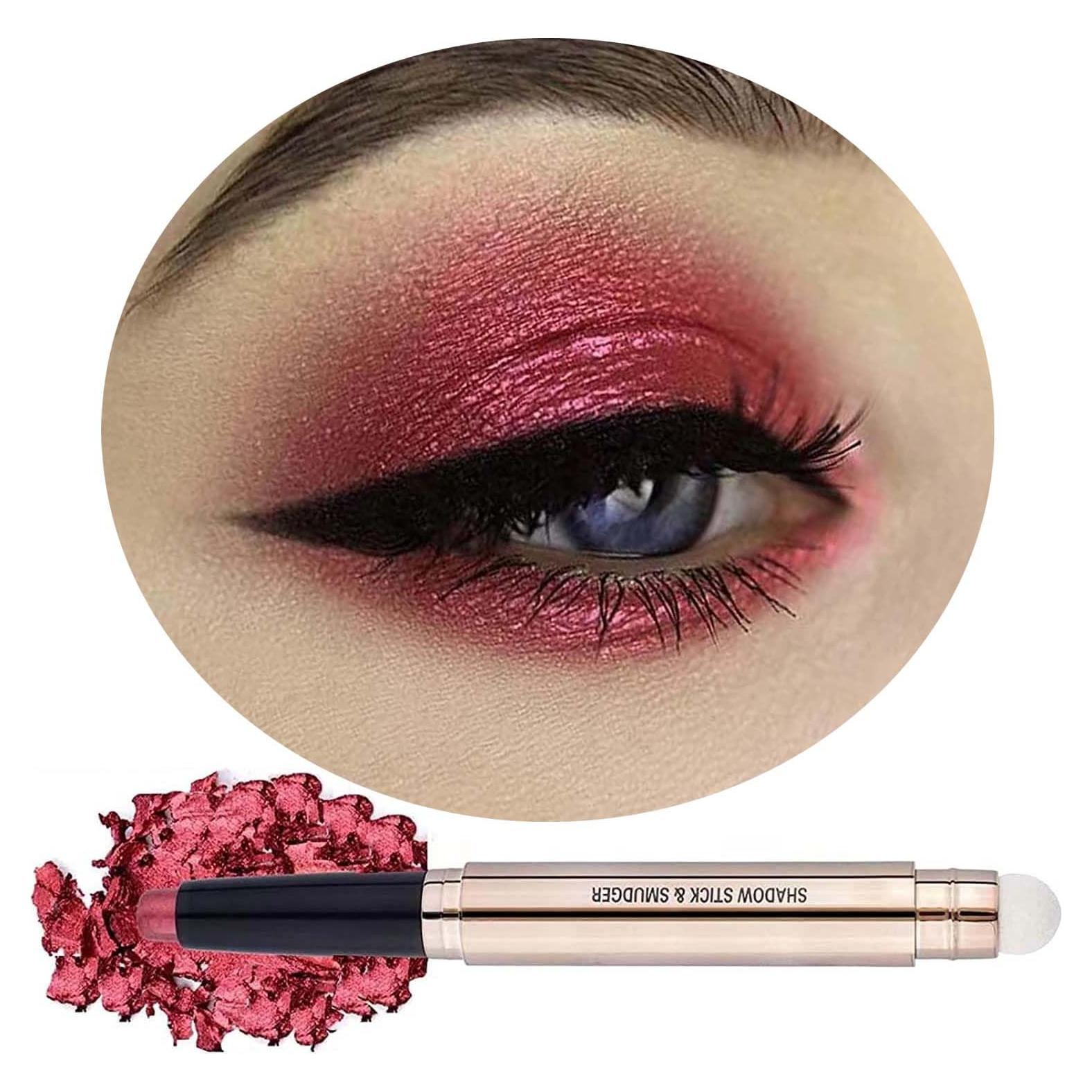 Lápiz de Sombra de Ojos Hipoalergénico MAY FOLTREN Rojo Rosa #06