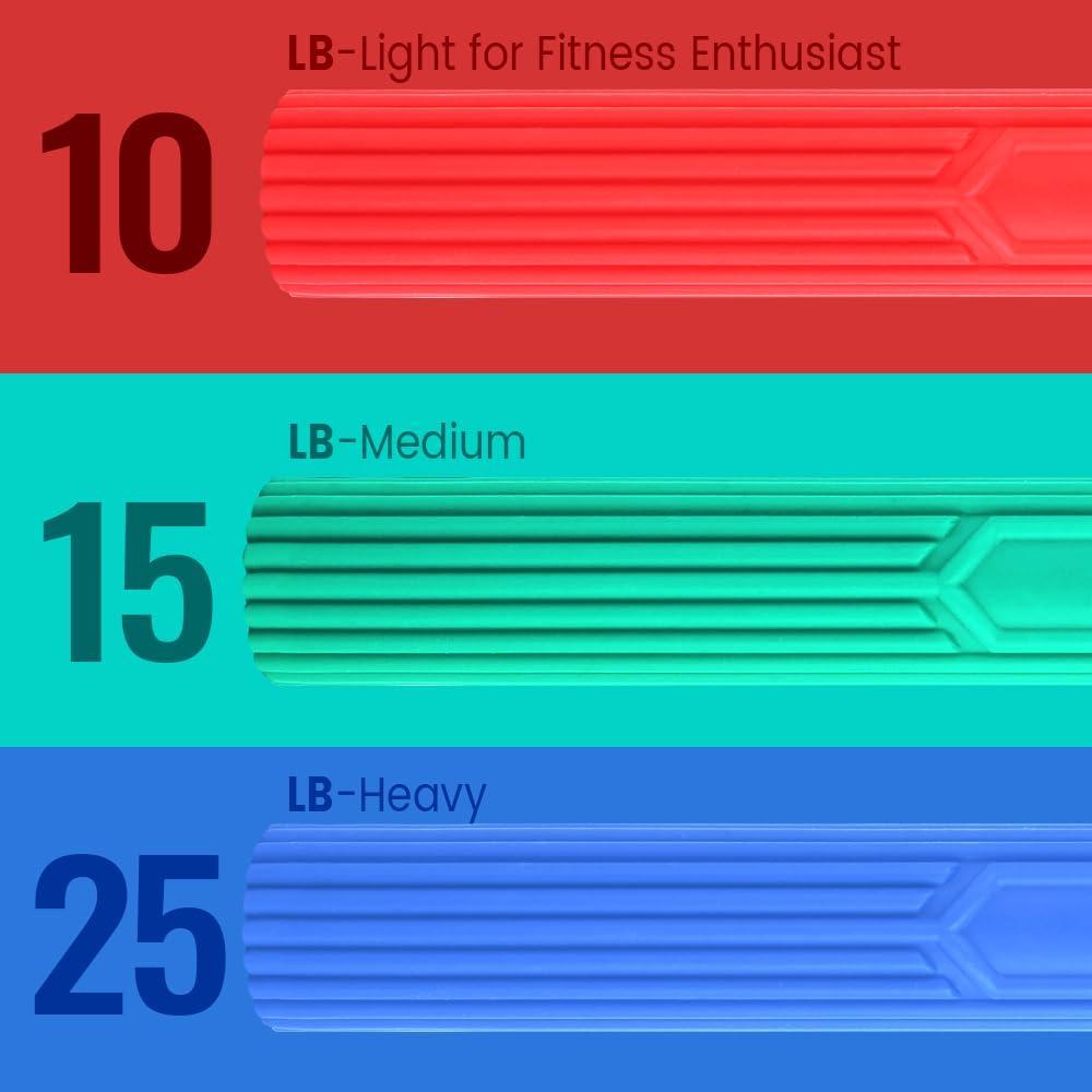 Barra de Terapia Flex Inspack 25kg para Codo de Tenista