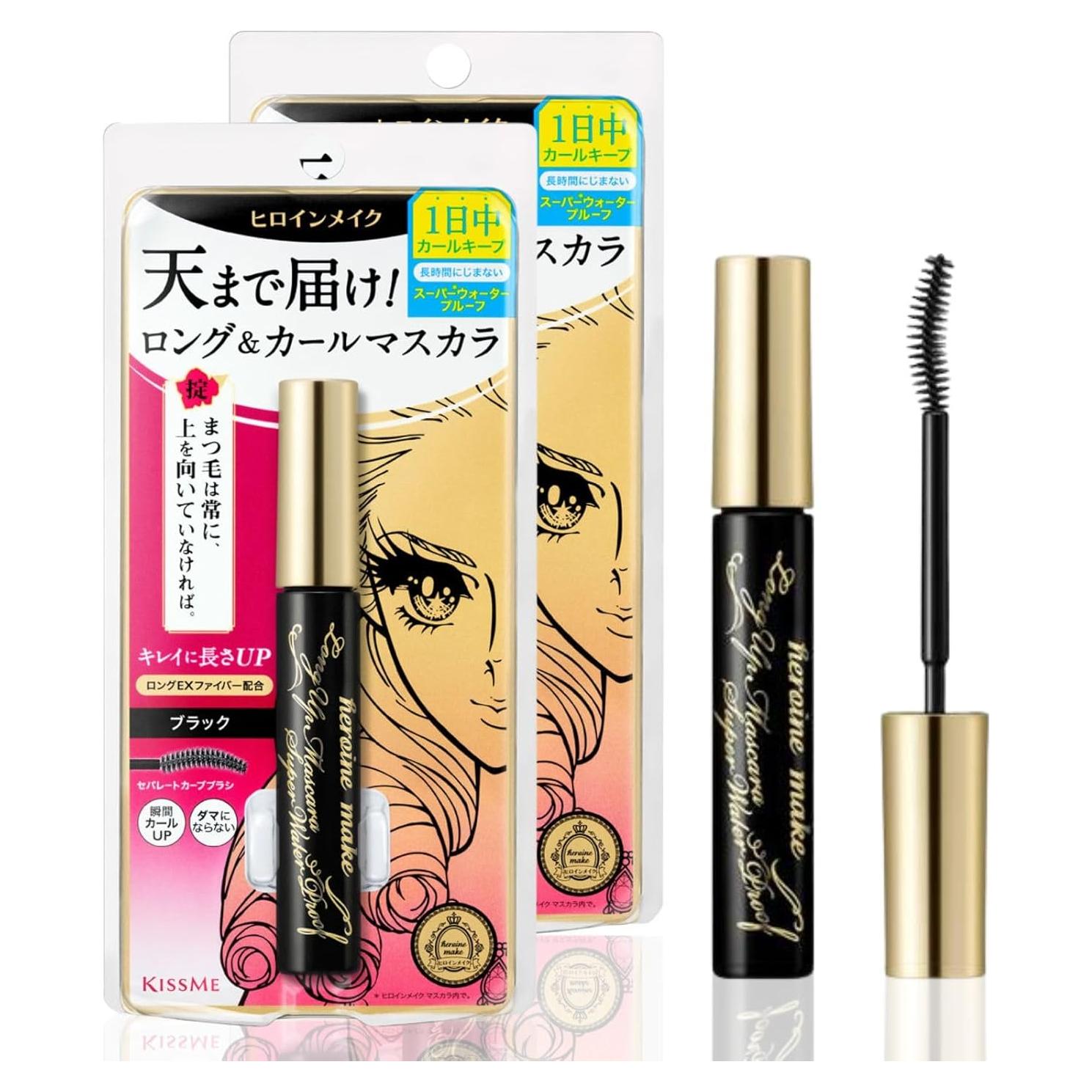 Máscara Voluminizadora KISSME Heroine Make Negra 2 EA