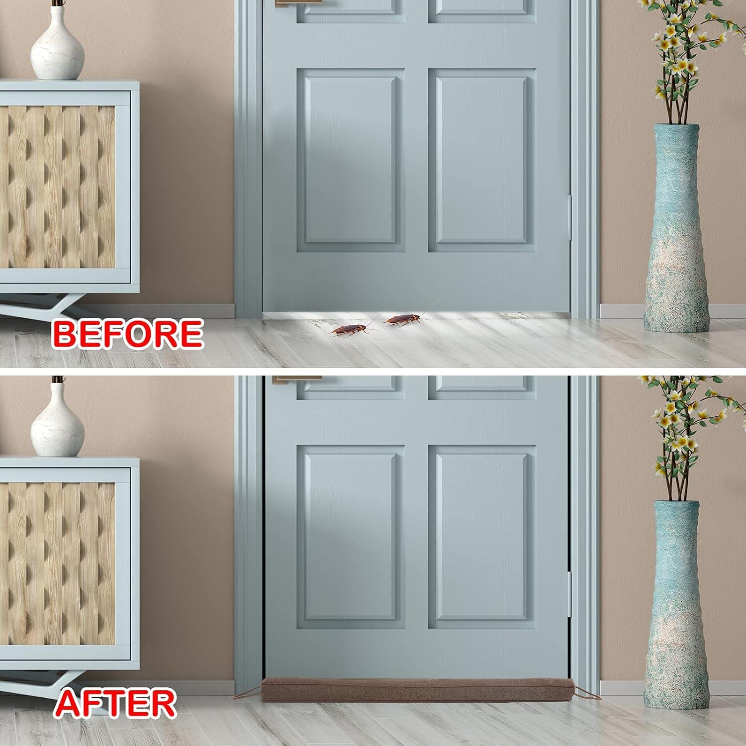 Tope de Draft KAKICLAY 97cm Protector de Puerta Antiviento