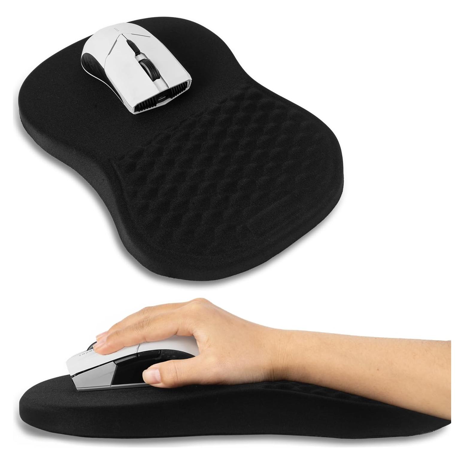 Alfombrilla de Ratón Ergonómica Tongyanat con Soporte Negro