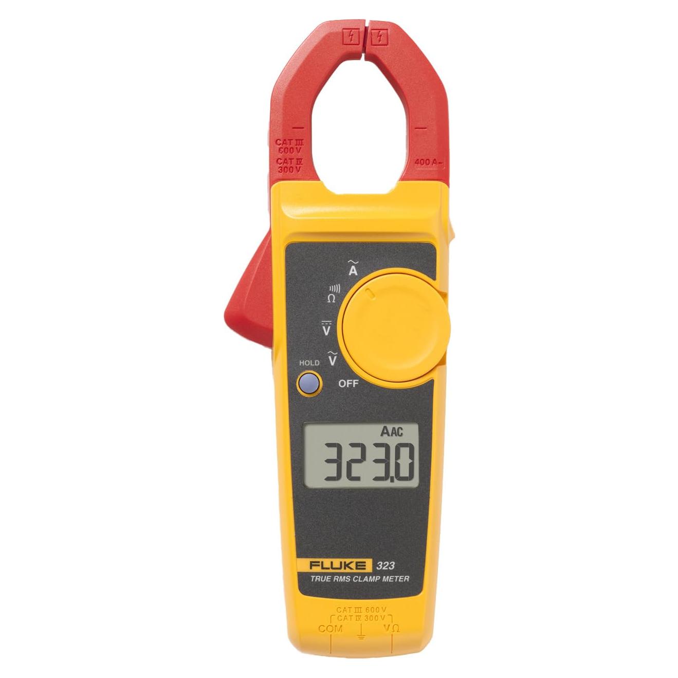 Medidor de Pinza Fluke 323 para Electricistas - 400A AC, 600V